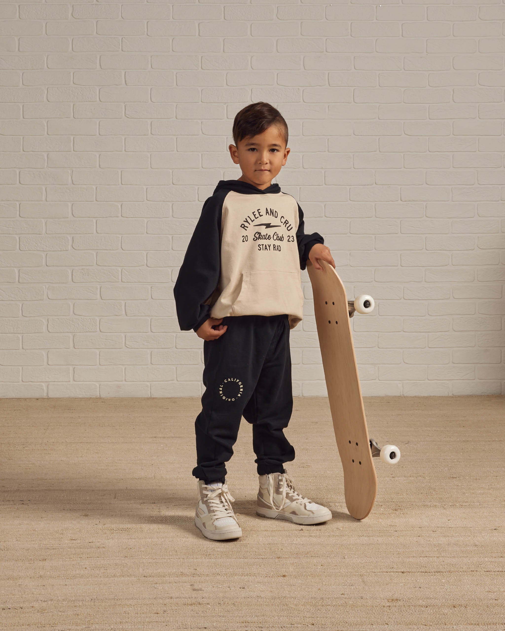 Raglan Hoodie || Skate Club - Rylee + Cru | Kids Clothes | Trendy Baby Clothes | Modern Infant Outfits |