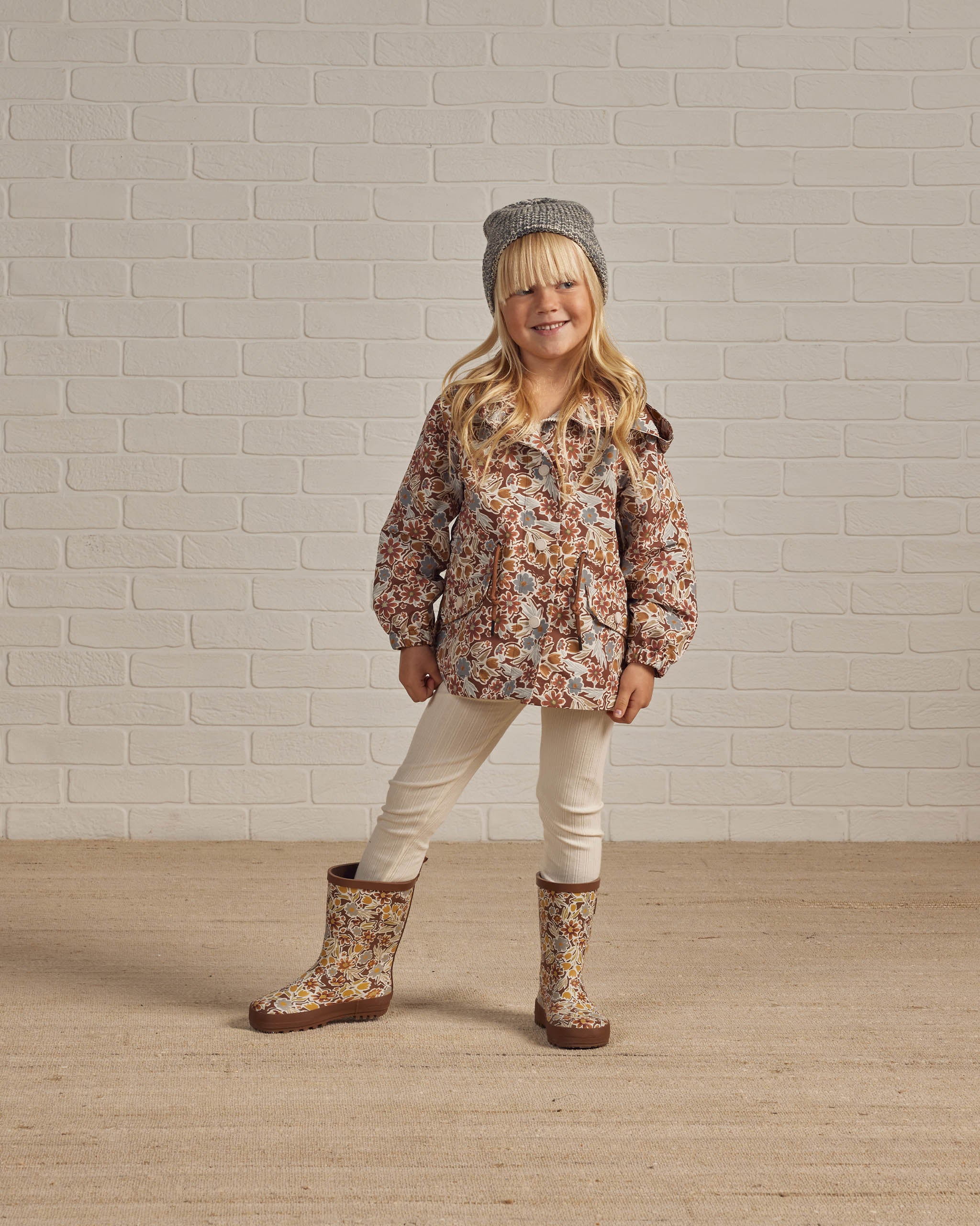 Rain Boot || Autumn Bloom - Rylee + Cru | Kids Clothes | Trendy Baby Clothes | Modern Infant Outfits |