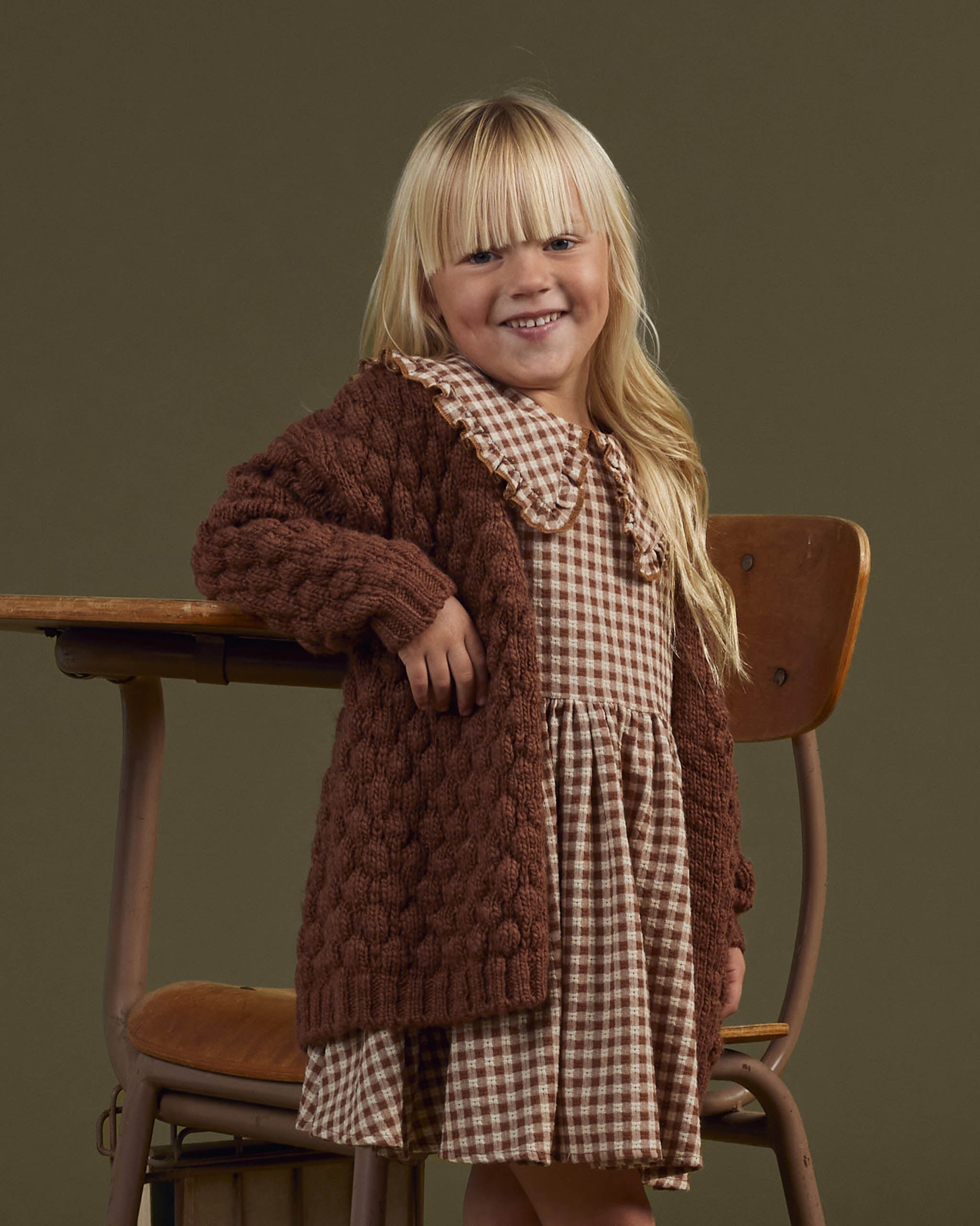 Bubble Knit Cardigan || Cedar - Rylee + Cru | Kids Clothes | Trendy Baby Clothes | Modern Infant Outfits |