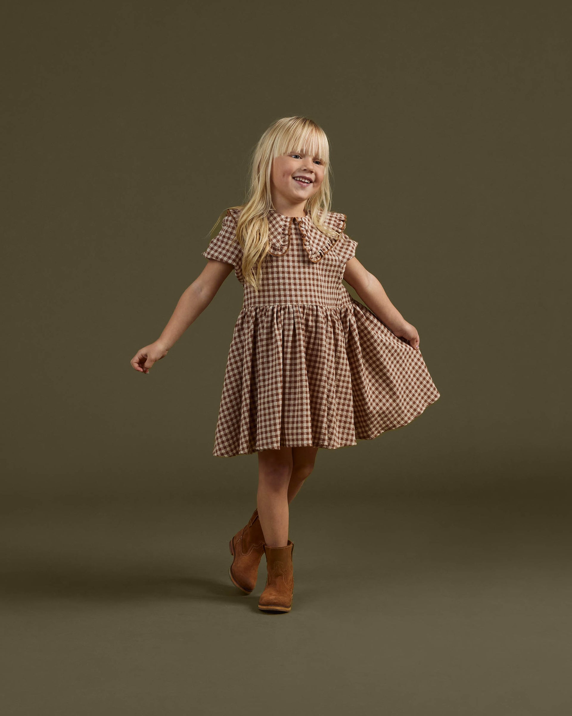 Rylee + Cru Teen Denver Mini Skirt - Burgundy Pinstripe main image 1