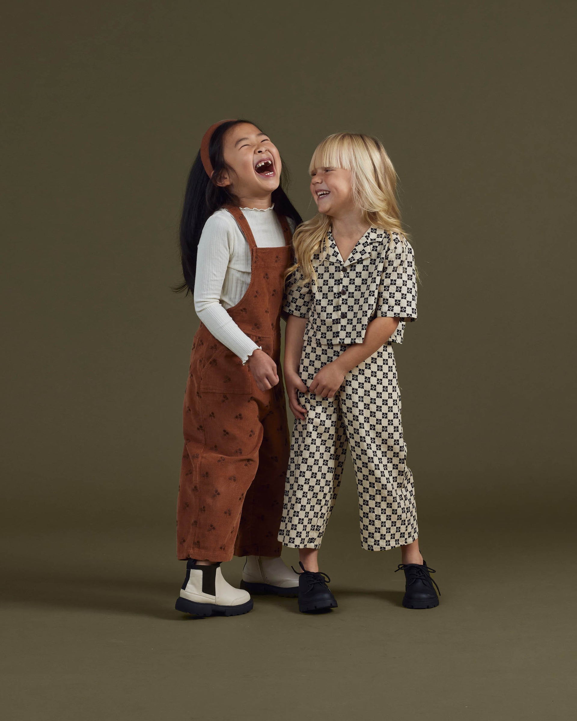 Rylee + Cru Mini Backpack in Green Stripe main image 0