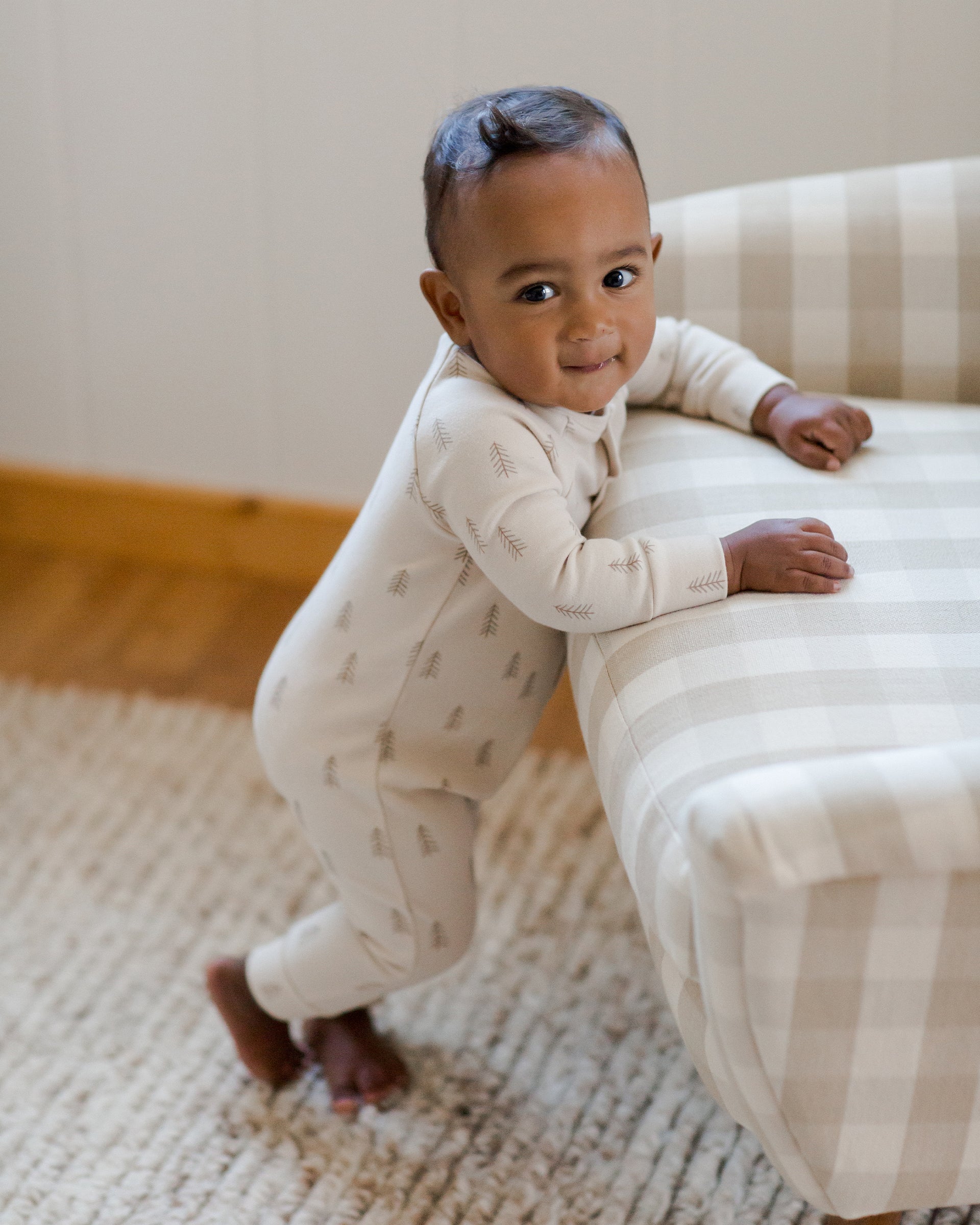 Rylee + Cru Organic Long Sleeve Pajama Set || Trees