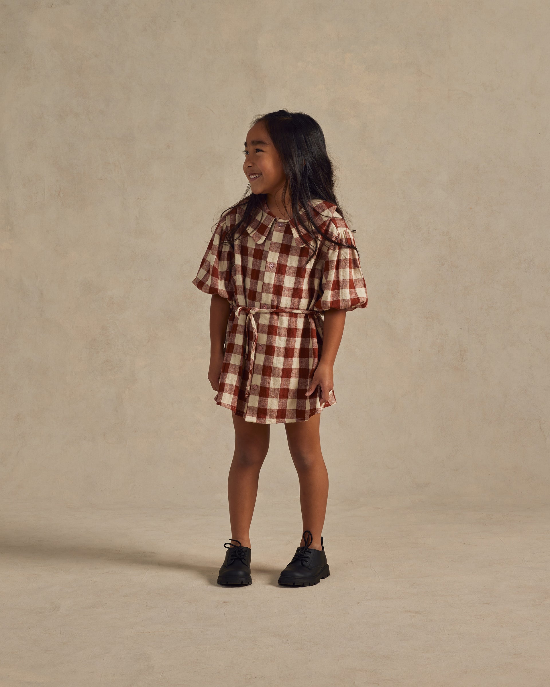 Rylee + Cru Heidi Dress - Red Plaid
