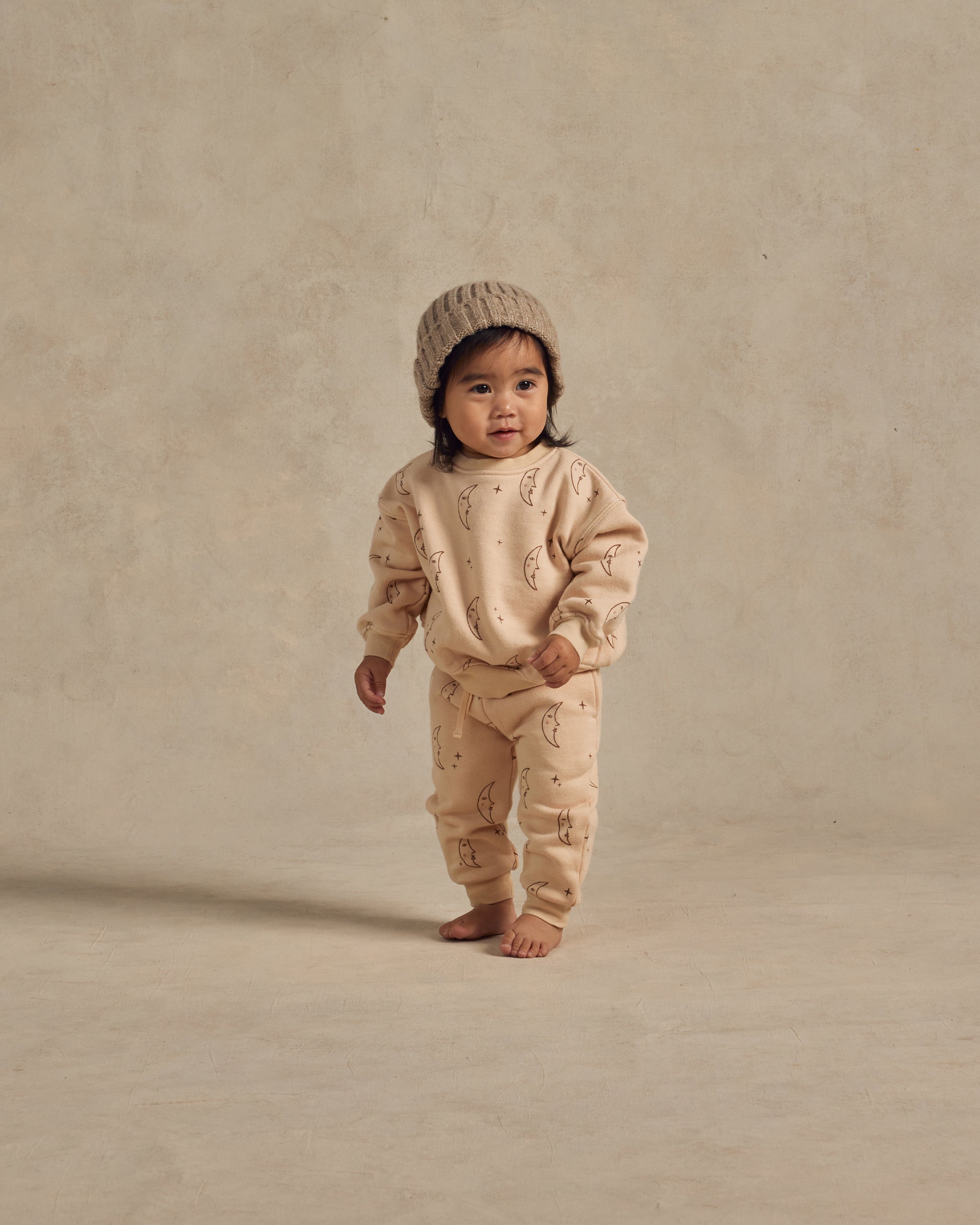 Relaxed Sweatshirt || Moons - Rylee + Cru | Kids Clothes | Trendy Baby Clothes | Modern Infant Outfits |