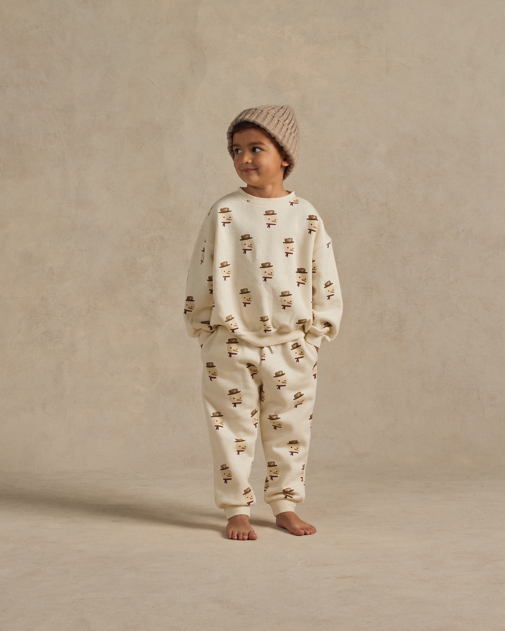 Jogger Pant || Snowman - Rylee + Cru | Kids Clothes | Trendy Baby Clothes | Modern Infant Outfits |
