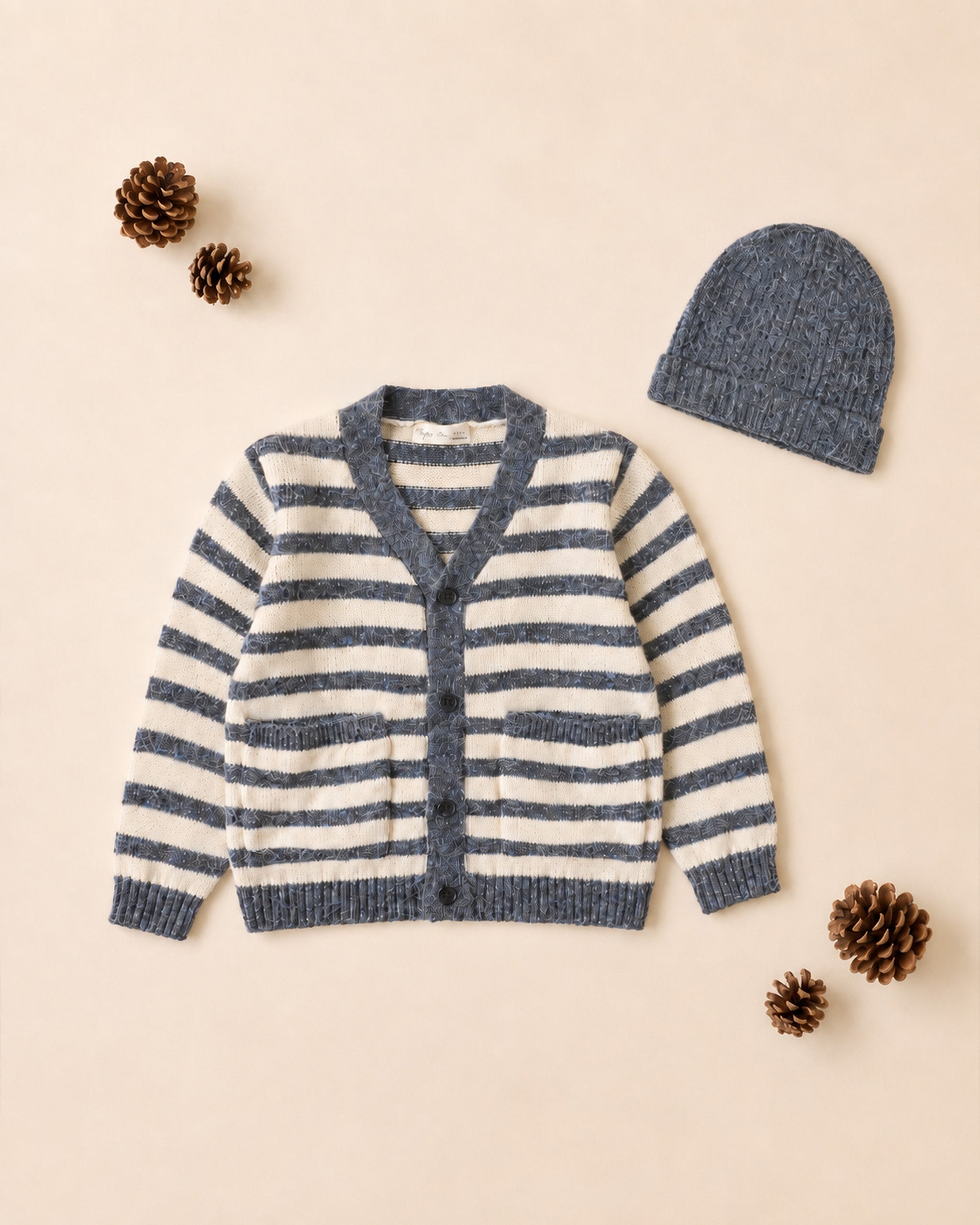 Haywood Cardigan Midnight Stripe - Rylee + Cru | Kids Clothes | Trendy Baby Clothes | Modern Infant Outfits |