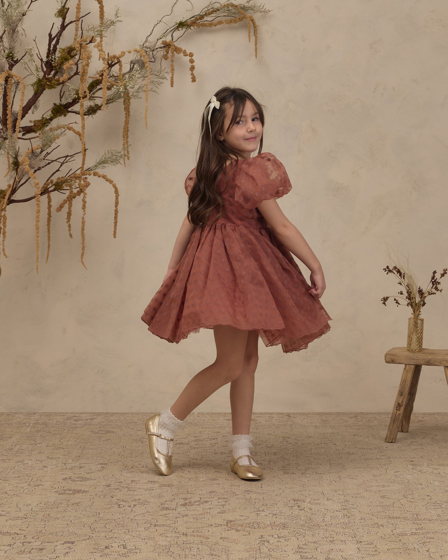 Ruffle Socks Spice, Ivory - Rylee + Cru | Kids Clothes | Trendy Baby Clothes | Modern Infant Outfits |