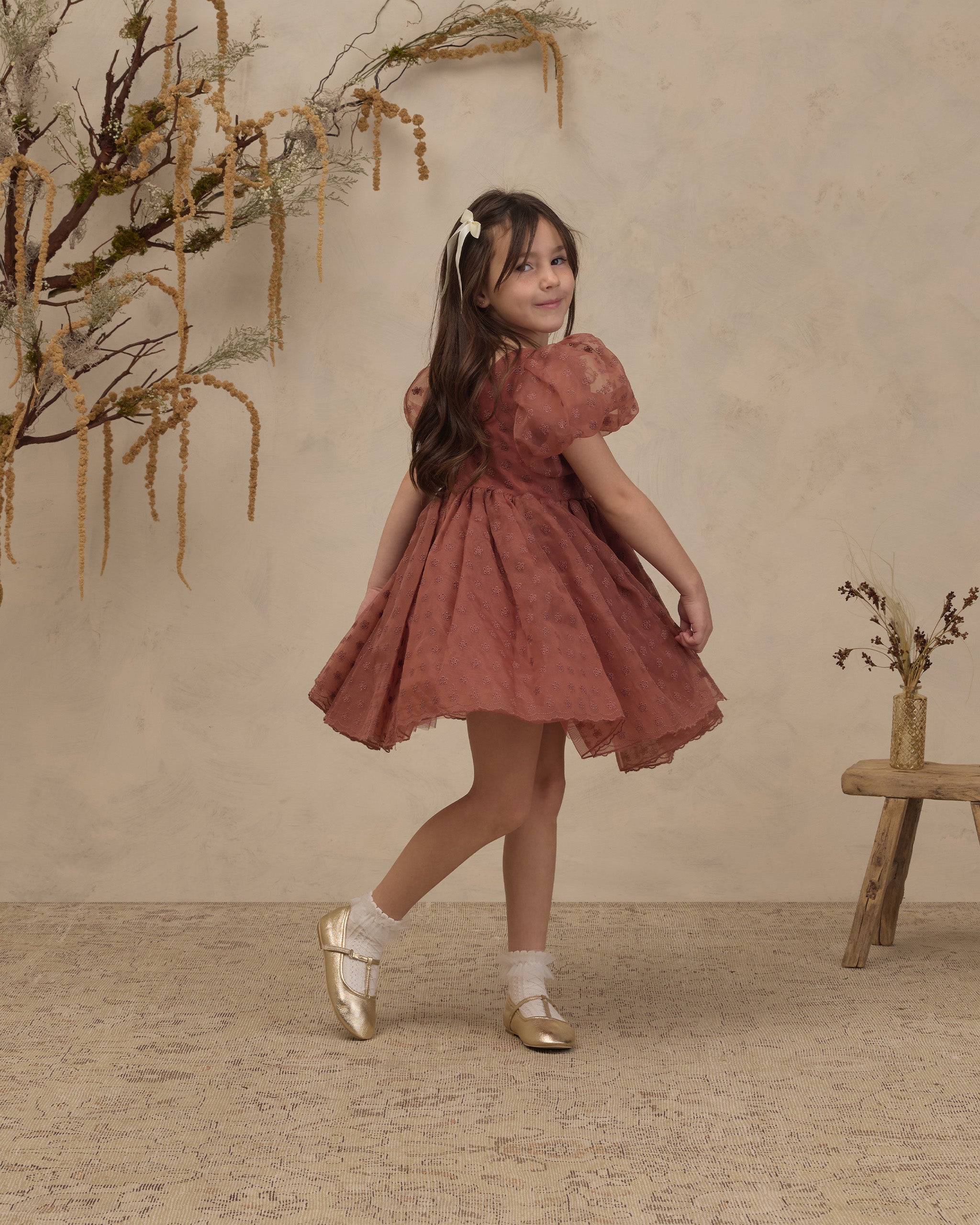 Ruffle Socks Spice, Ivory - Rylee + Cru | Kids Clothes | Trendy Baby Clothes | Modern Infant Outfits |