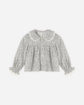 Kat Blouse Slate Floral - Rylee + Cru | Kids Clothes | Trendy Baby Clothes | Modern Infant Outfits |