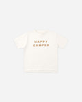 Raw Edge Tee Happy Camper - Rylee + Cru | Kids Clothes | Trendy Baby Clothes | Modern Infant Outfits |