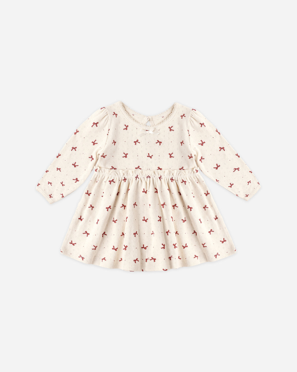 Alda Dress Red Bows - Rylee + Cru | Kids Clothes | Trendy Baby Clothes | Modern Infant Outfits |