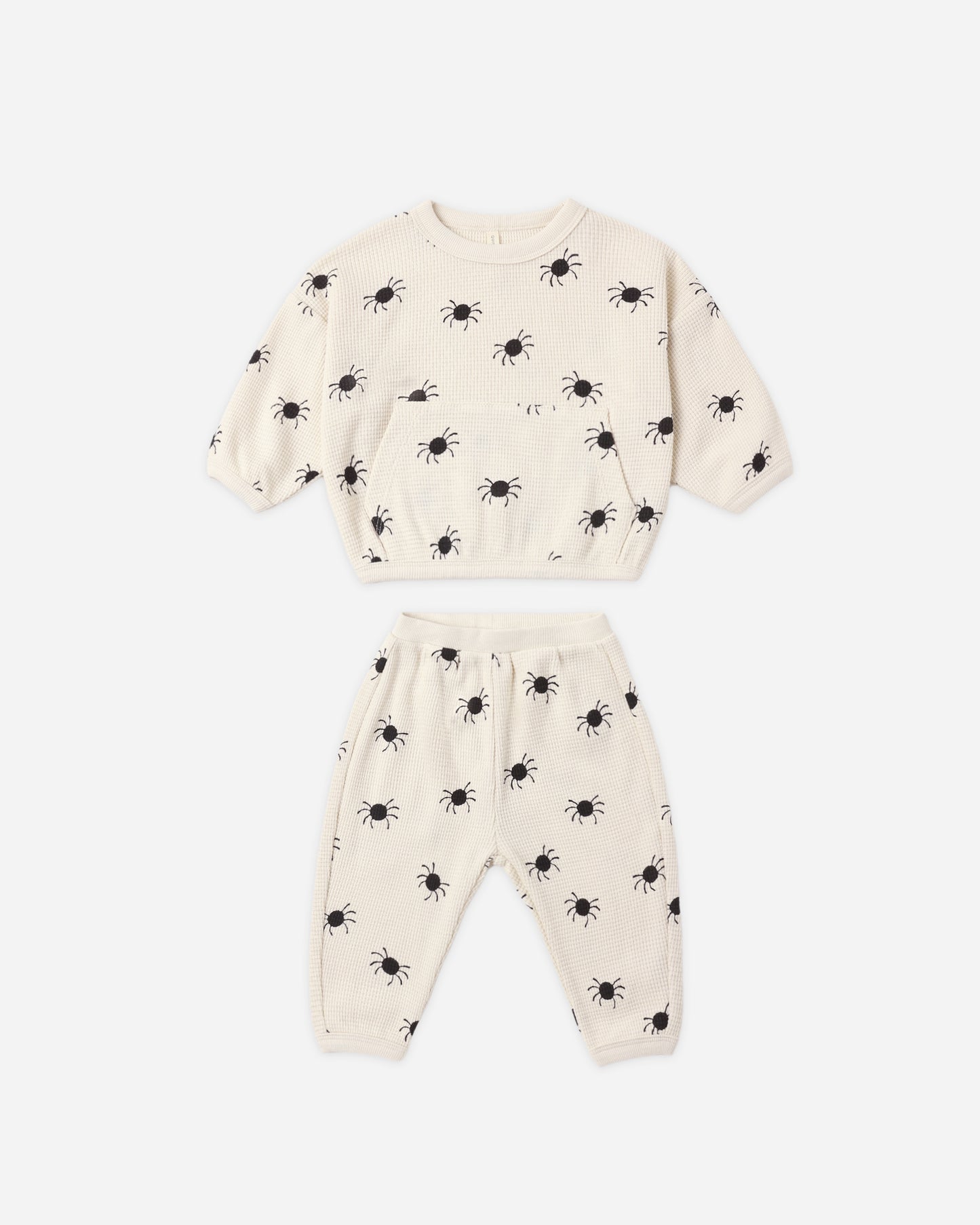 Waffle Slouch Set Bitsy Spider - Rylee + Cru | Kids Clothes | Trendy Baby Clothes | Modern Infant Outfits |