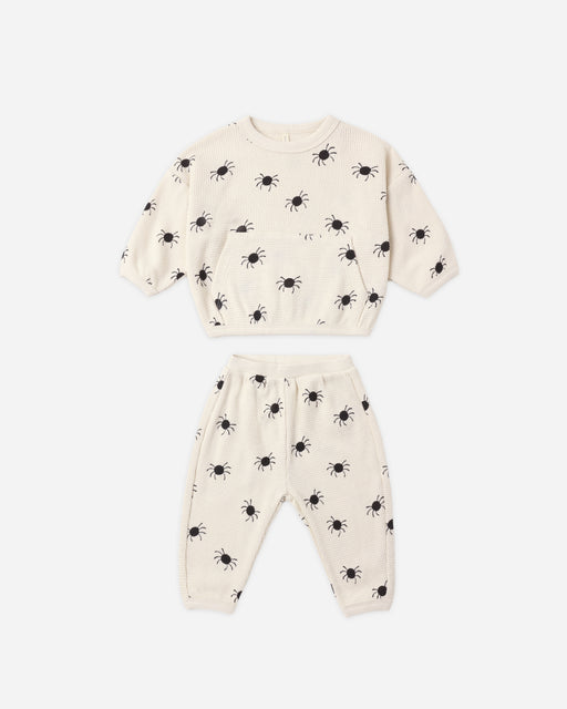Waffle Slouch Set Bitsy Spider - Rylee + Cru | Kids Clothes | Trendy Baby Clothes | Modern Infant Outfits |