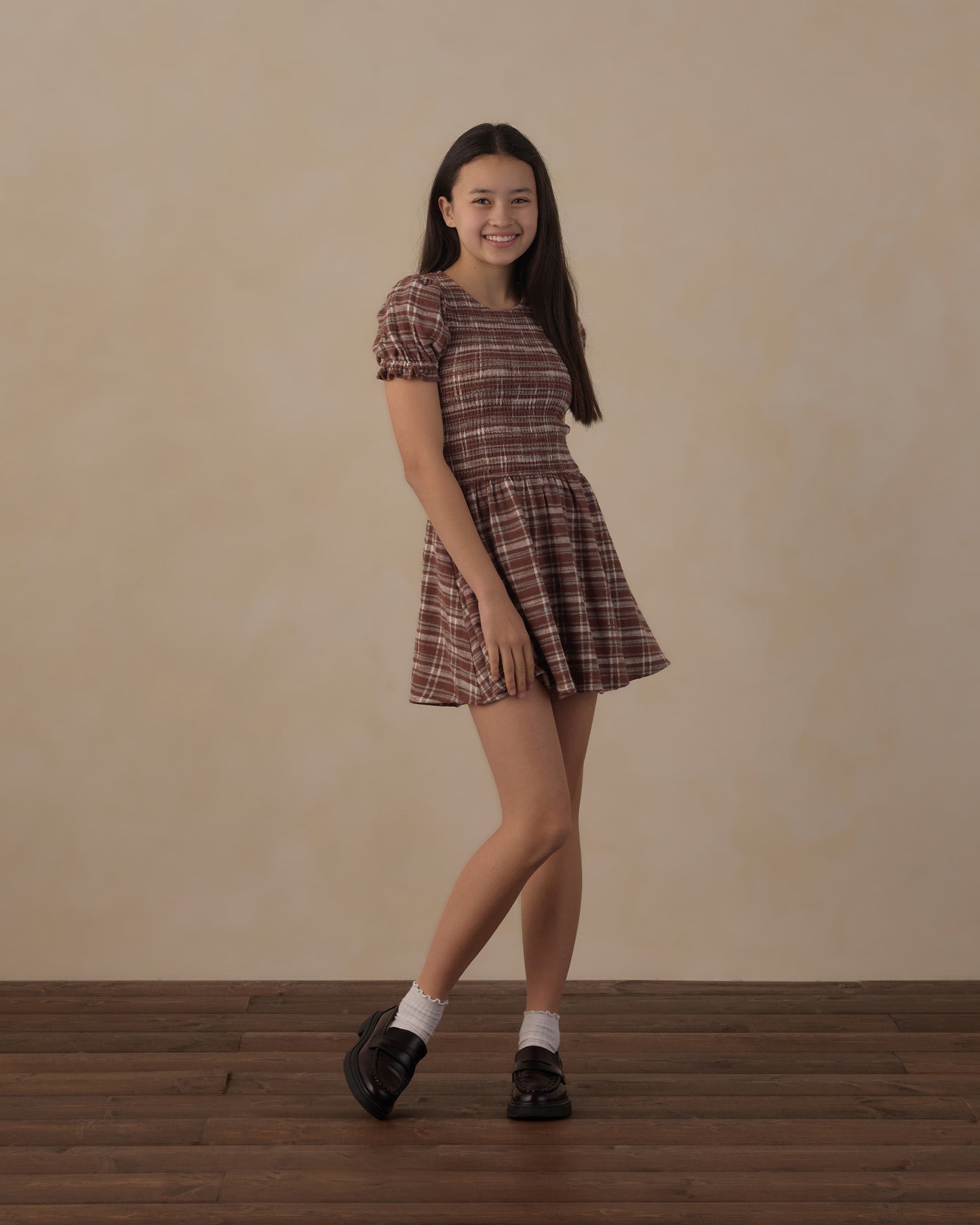 Teen Marie Dress Aspen Plaid - Rylee + Cru | Kids Clothes | Trendy Baby Clothes | Modern Infant Outfits |