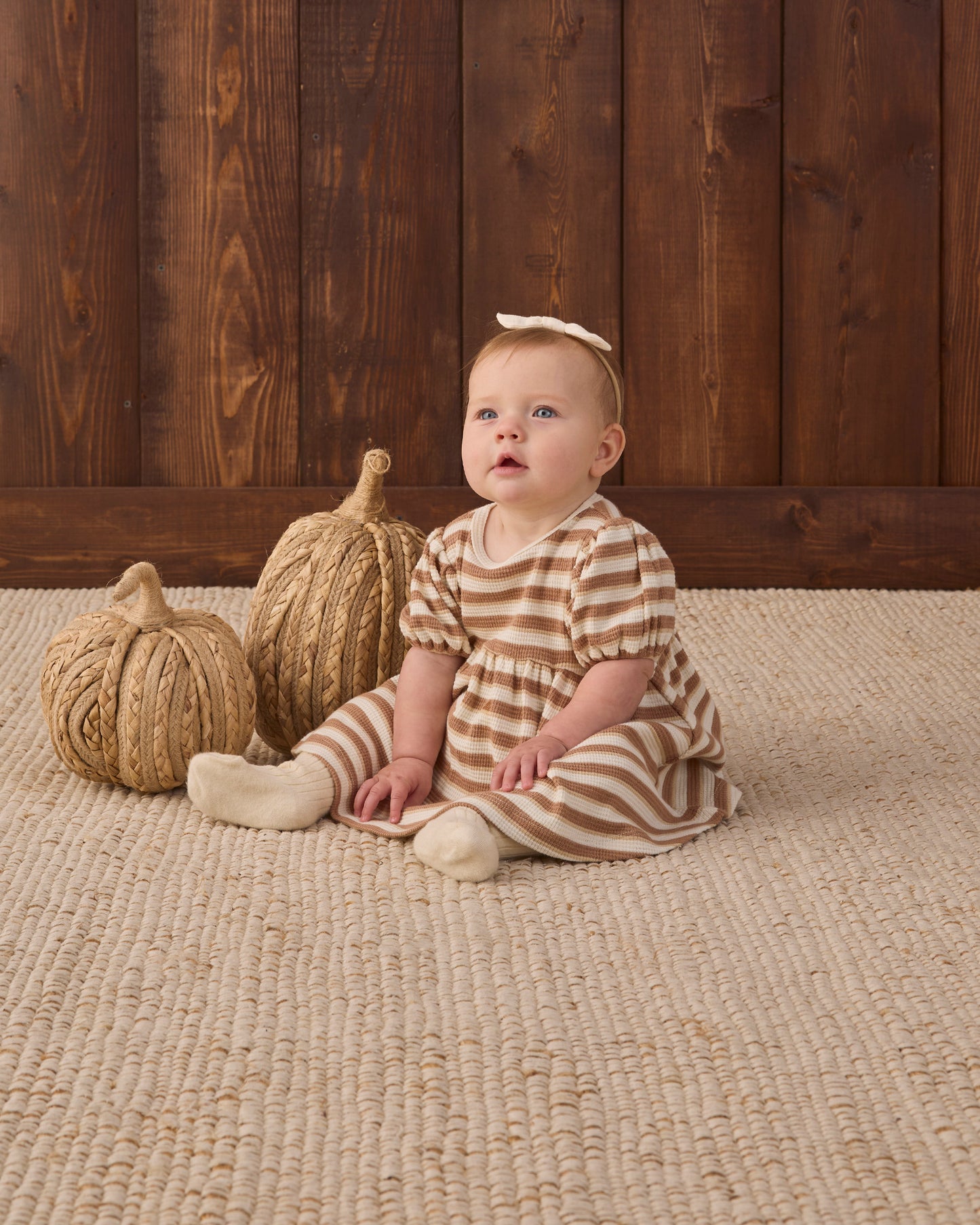 Darla Dress Spice Stripe - Rylee + Cru | Kids Clothes | Trendy Baby Clothes | Modern Infant Outfits |