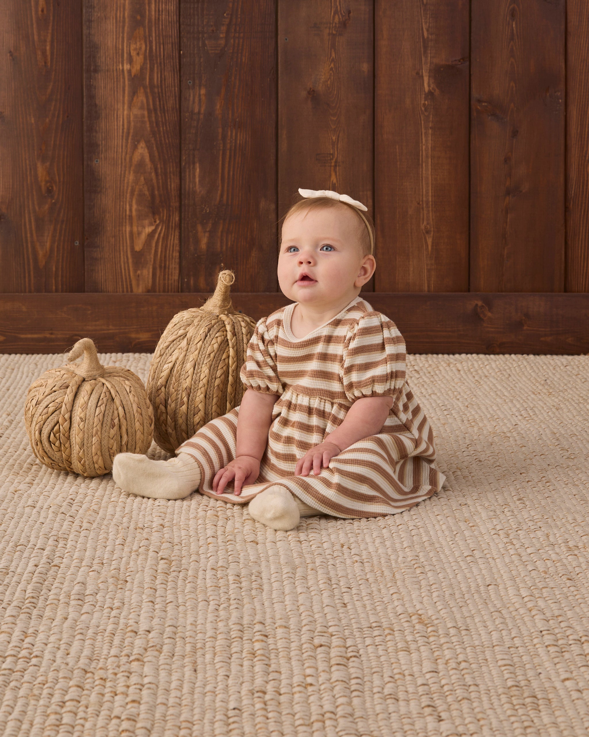 Darla Dress Spice Stripe - Rylee + Cru | Kids Clothes | Trendy Baby Clothes | Modern Infant Outfits |