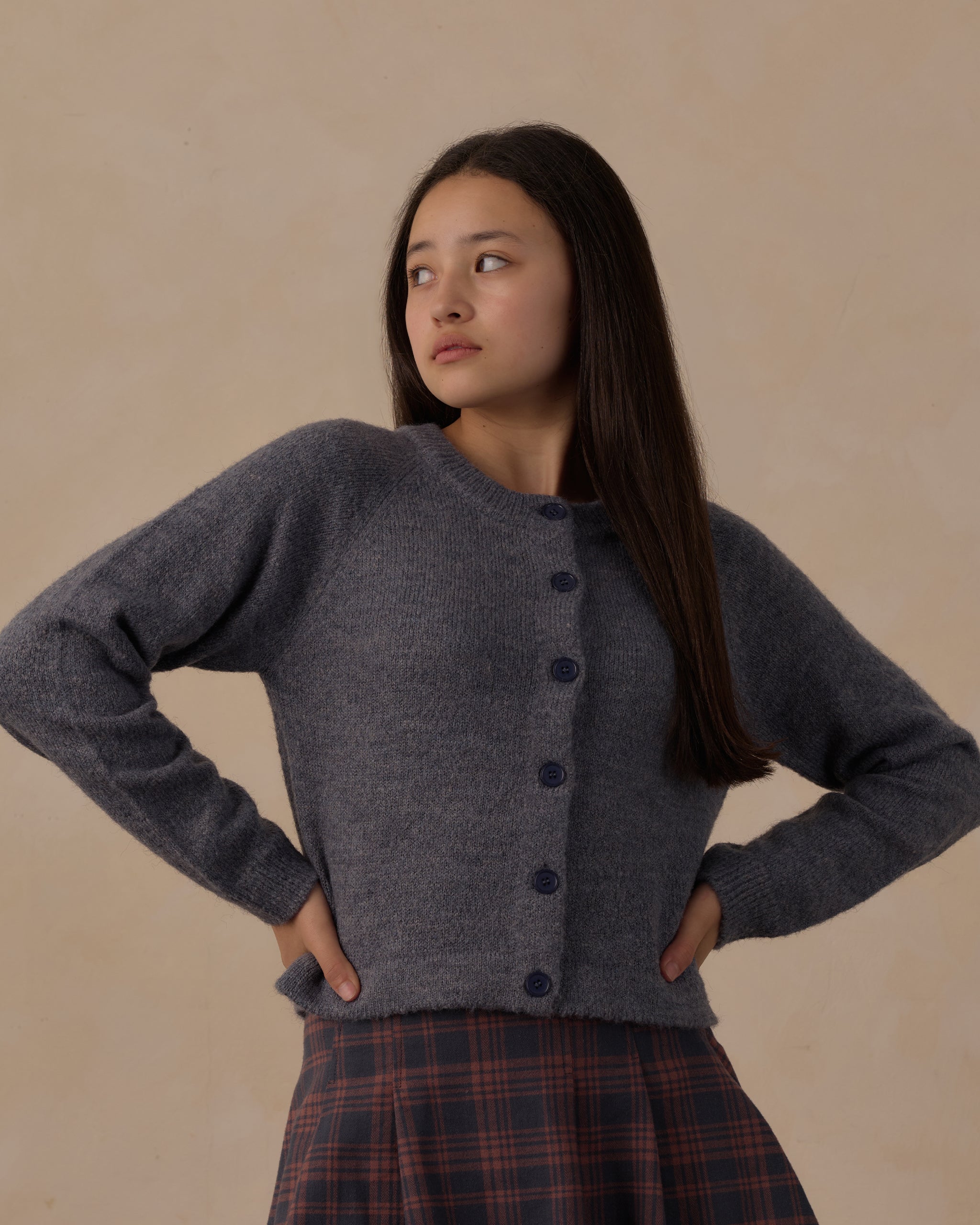 Teen Fuzzy Cardigan Midnight - Rylee + Cru | Kids Clothes | Trendy Baby Clothes | Modern Infant Outfits |