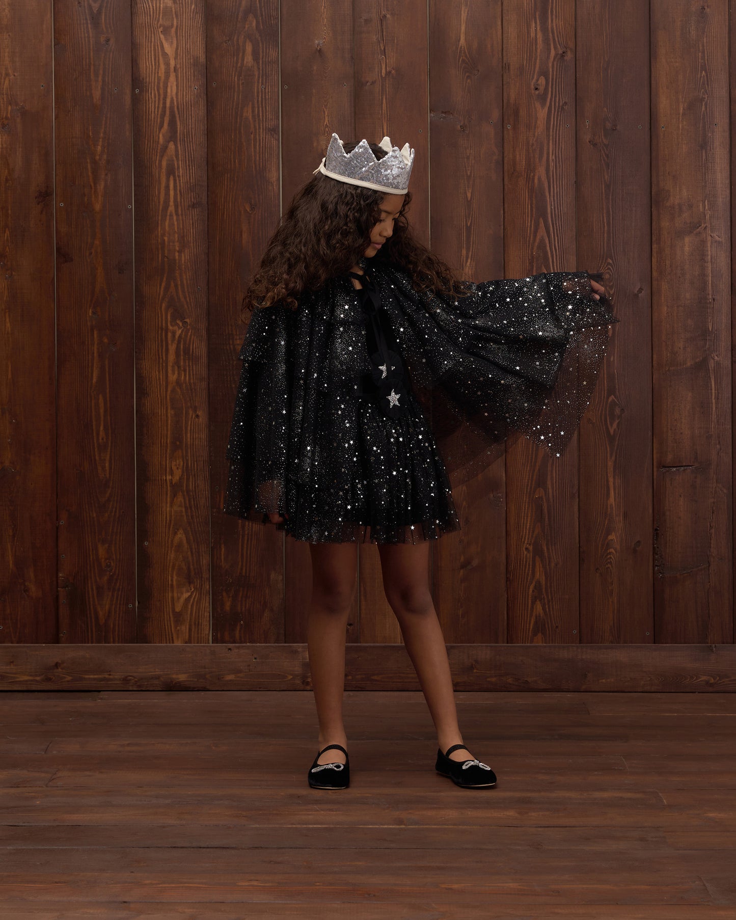 Tulle Cape Black - Rylee + Cru | Kids Clothes | Trendy Baby Clothes | Modern Infant Outfits |