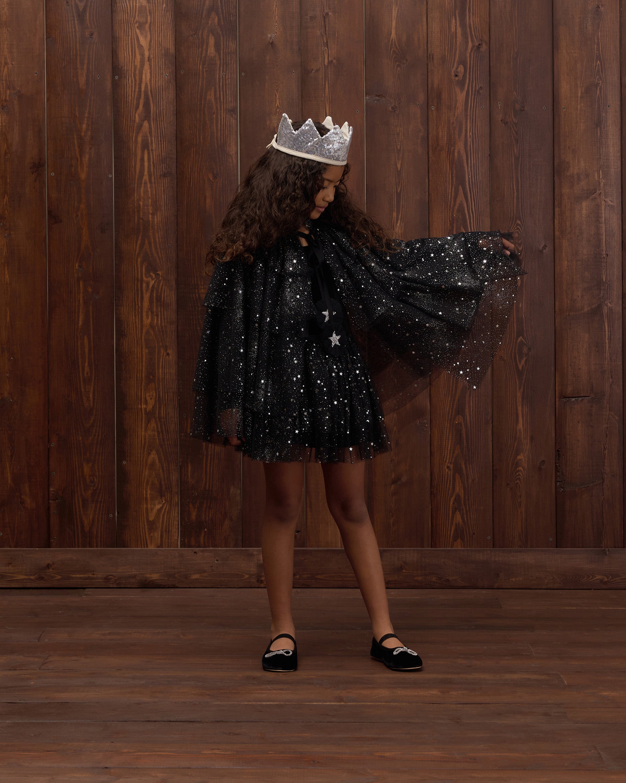 Tulle Cape Black - Rylee + Cru | Kids Clothes | Trendy Baby Clothes | Modern Infant Outfits |