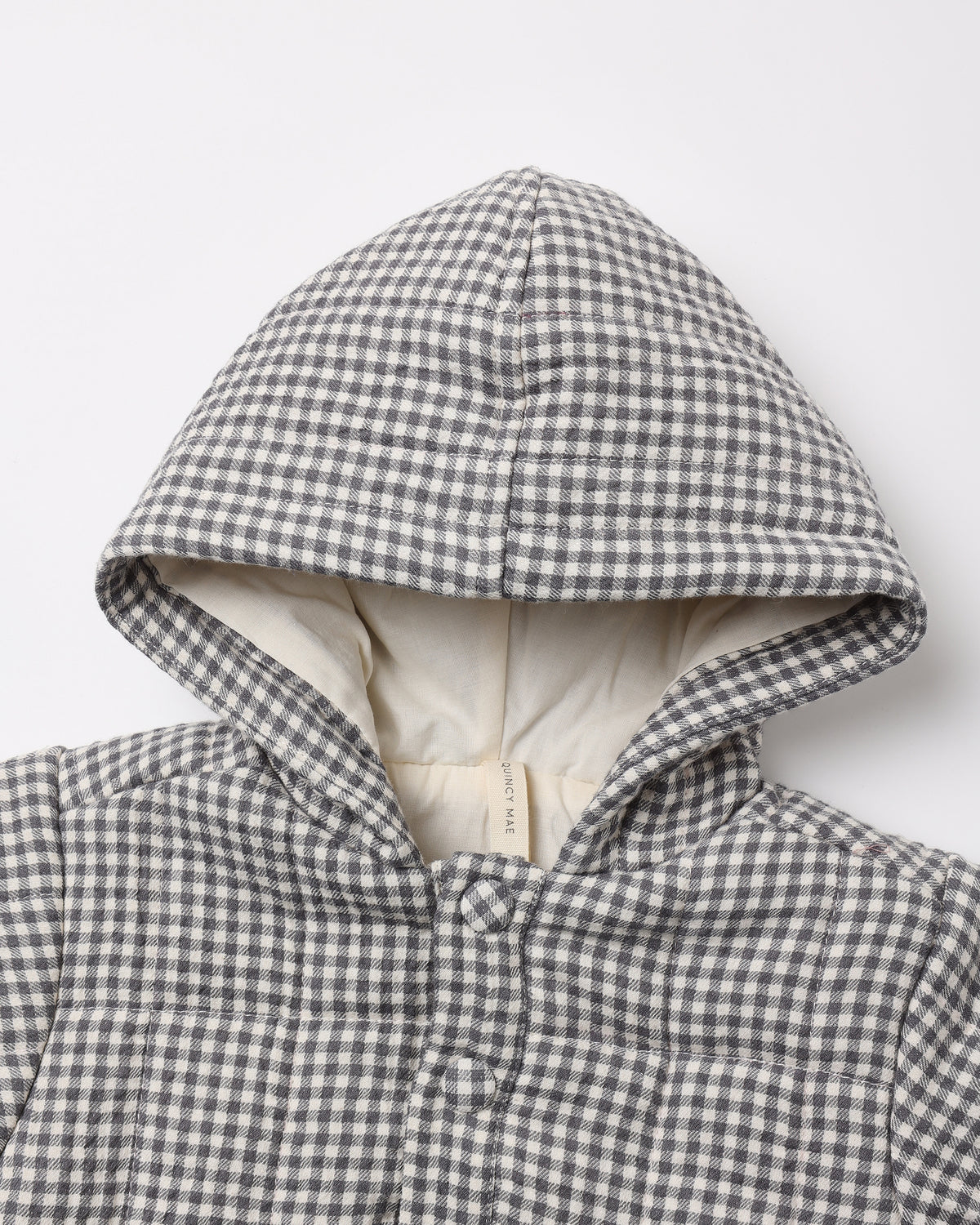 Hooded Woven Jacket Midnight Gingham - Rylee + Cru | Kids Clothes | Trendy Baby Clothes | Modern Infant Outfits |