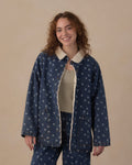 Women's Long Chore Coat
 Heart Ditsy - Rylee + Cru | Kids Clothes | Trendy Baby Clothes | Modern Infant Outfits |
