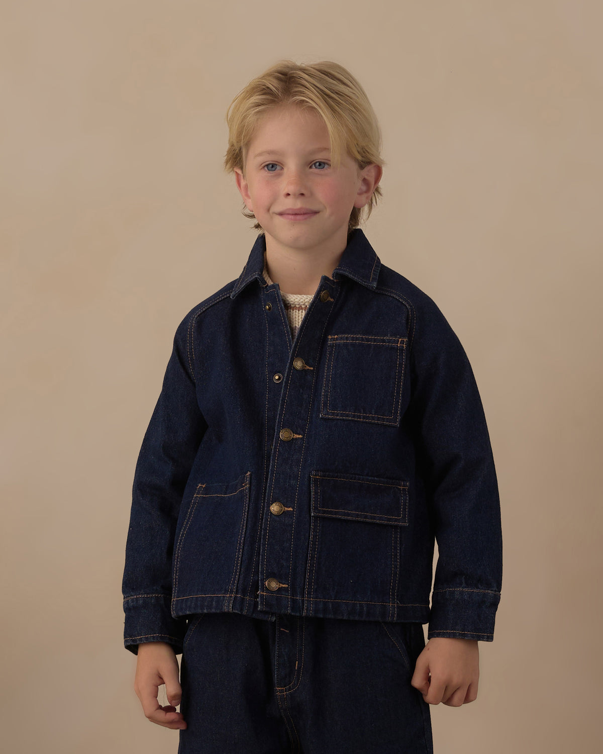 North Jacket Dark Indigo - Rylee + Cru | Kids Clothes | Trendy Baby Clothes | Modern Infant Outfits |