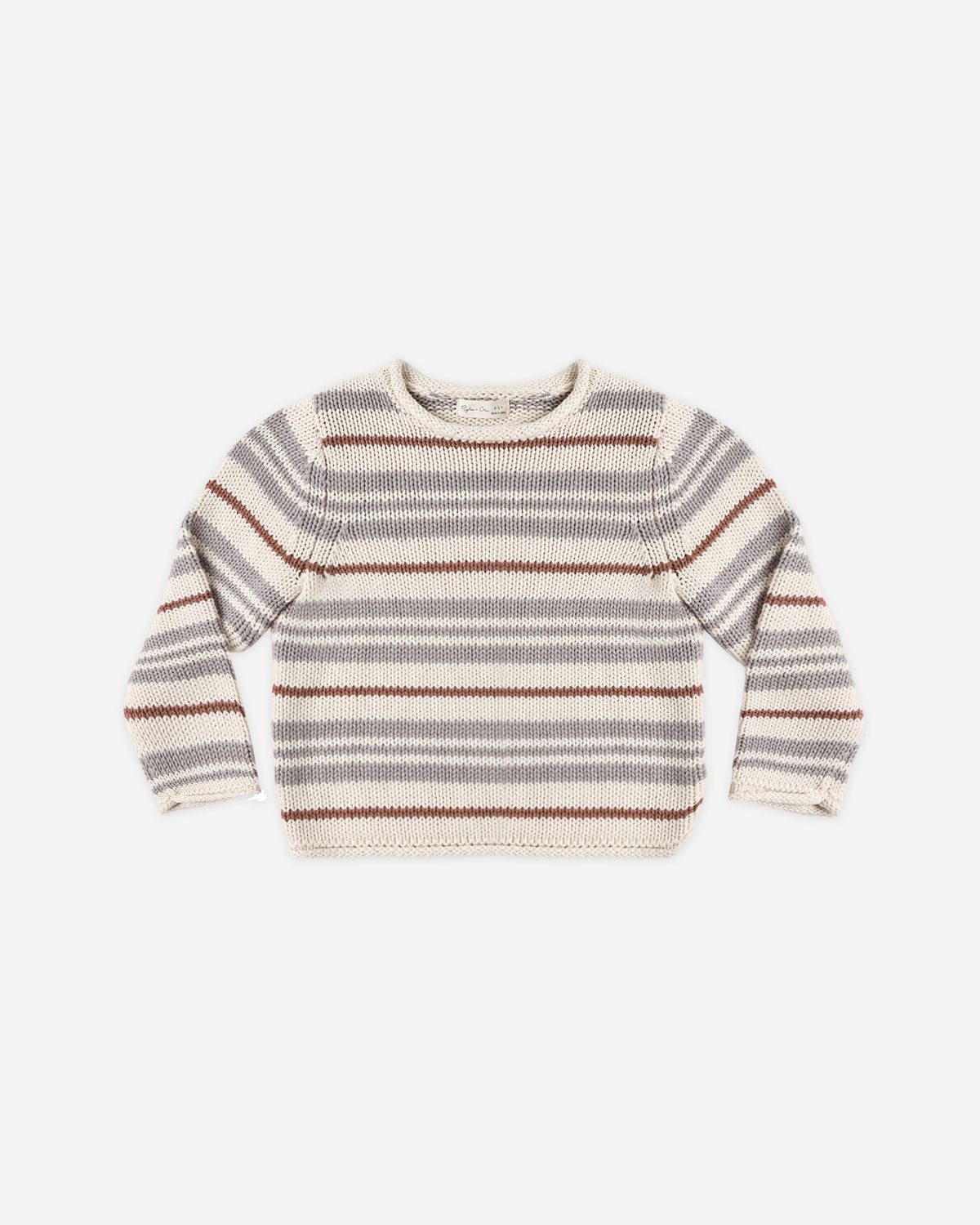 Jacques Sweater Dusty Blue Stripe - Rylee + Cru | Kids Clothes | Trendy Baby Clothes | Modern Infant Outfits |