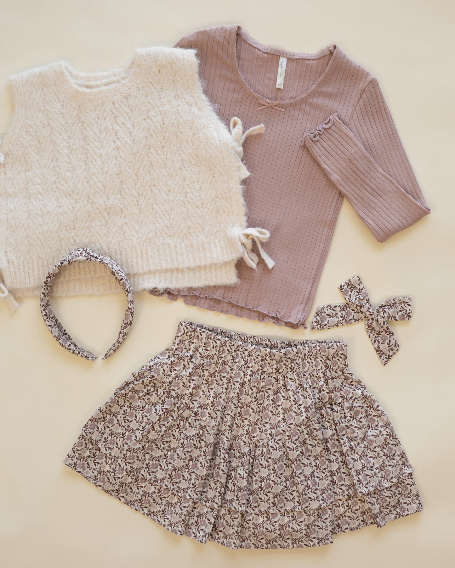 Bow Primrose - Rylee + Cru | Kids Clothes | Trendy Baby Clothes | Modern Infant Outfits |