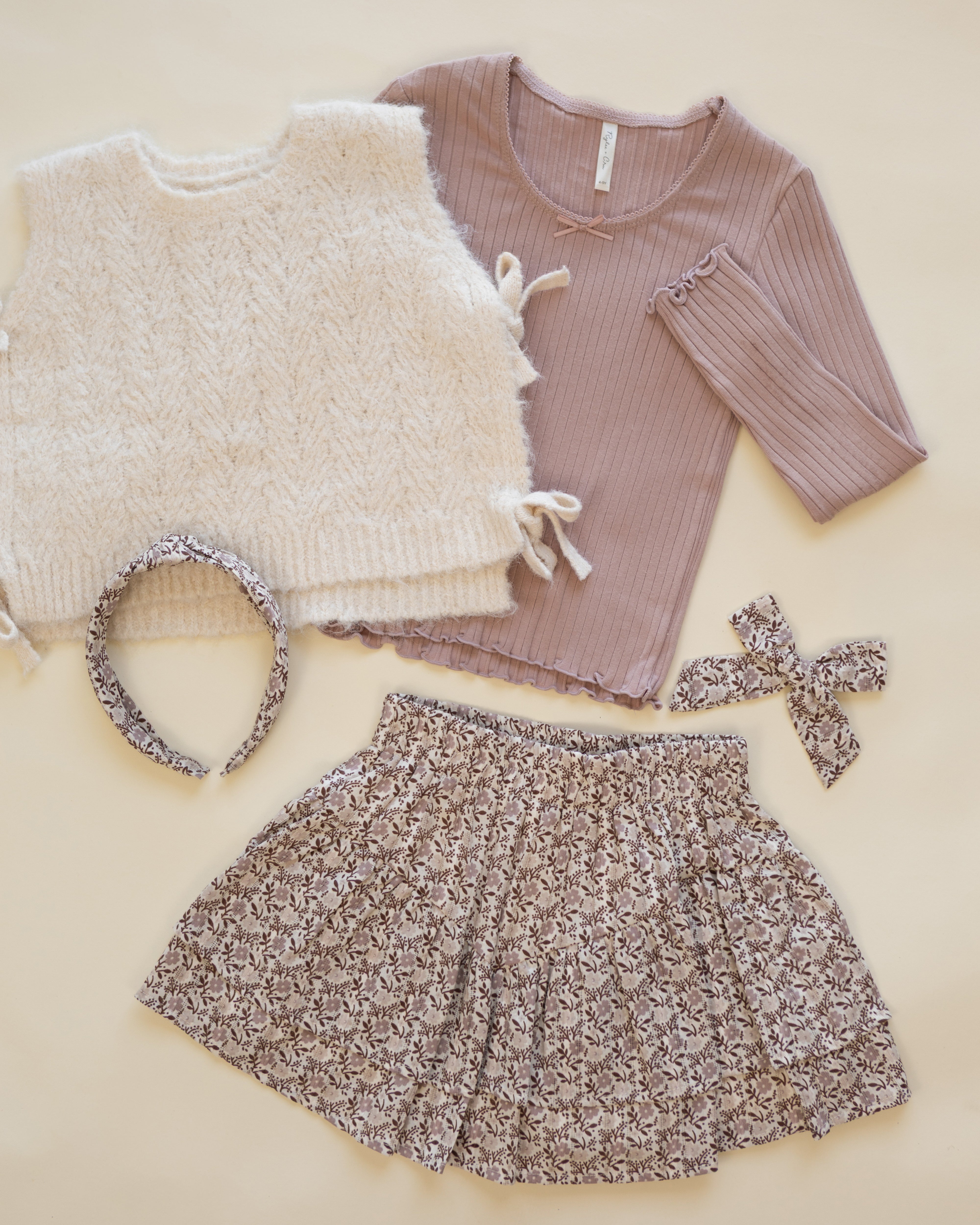 Bow Primrose - Rylee + Cru | Kids Clothes | Trendy Baby Clothes | Modern Infant Outfits |