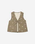 Utility Vest Embroidered Daisies - Rylee + Cru | Kids Clothes | Trendy Baby Clothes | Modern Infant Outfits |