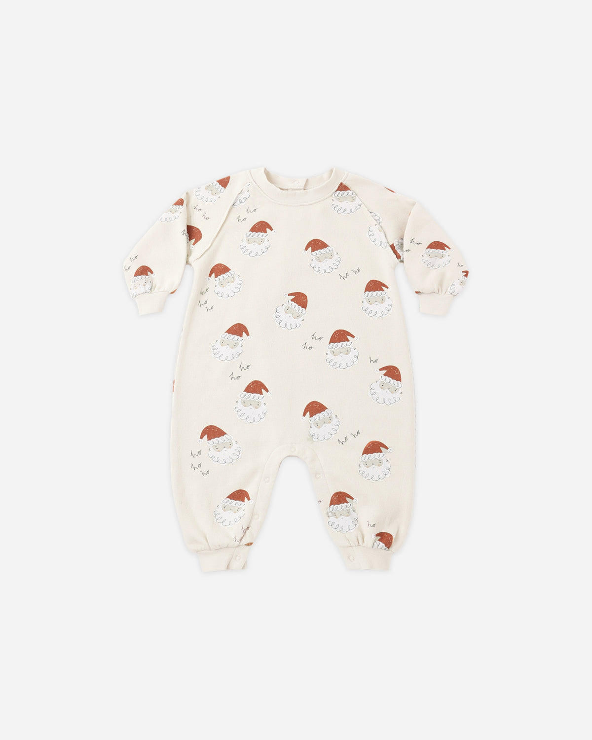Raglan Jumpsuit Santa - Rylee + Cru | Kids Clothes | Trendy Baby Clothes | Modern Infant Outfits |