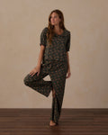 Women's Ruffle Pajamas Evergreen Bouquet - Rylee + Cru | Kids Clothes | Trendy Baby Clothes | Modern Infant Outfits |