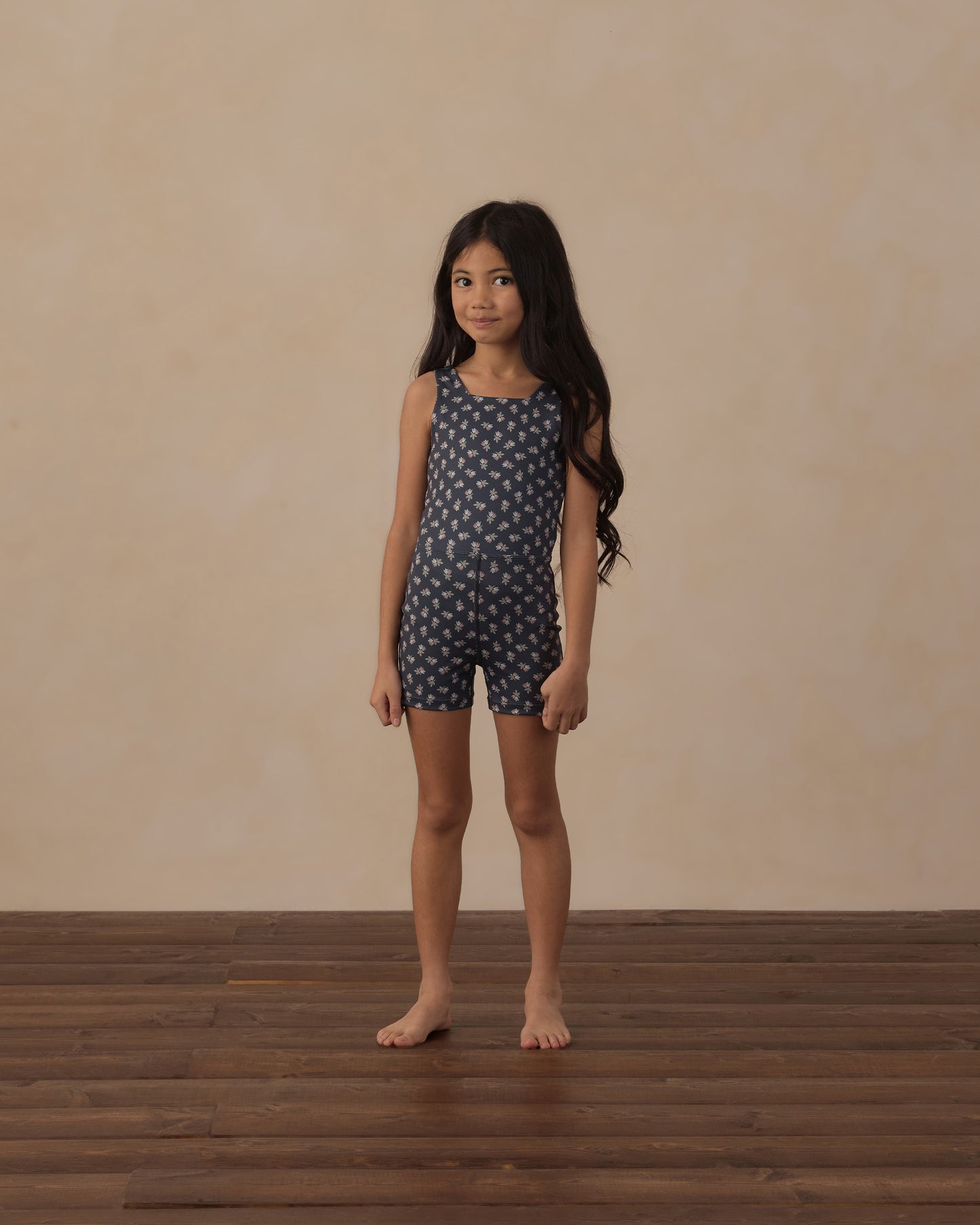 Malibu Bodysuit Blue Blooms - Rylee + Cru | Kids Clothes | Trendy Baby Clothes | Modern Infant Outfits |
