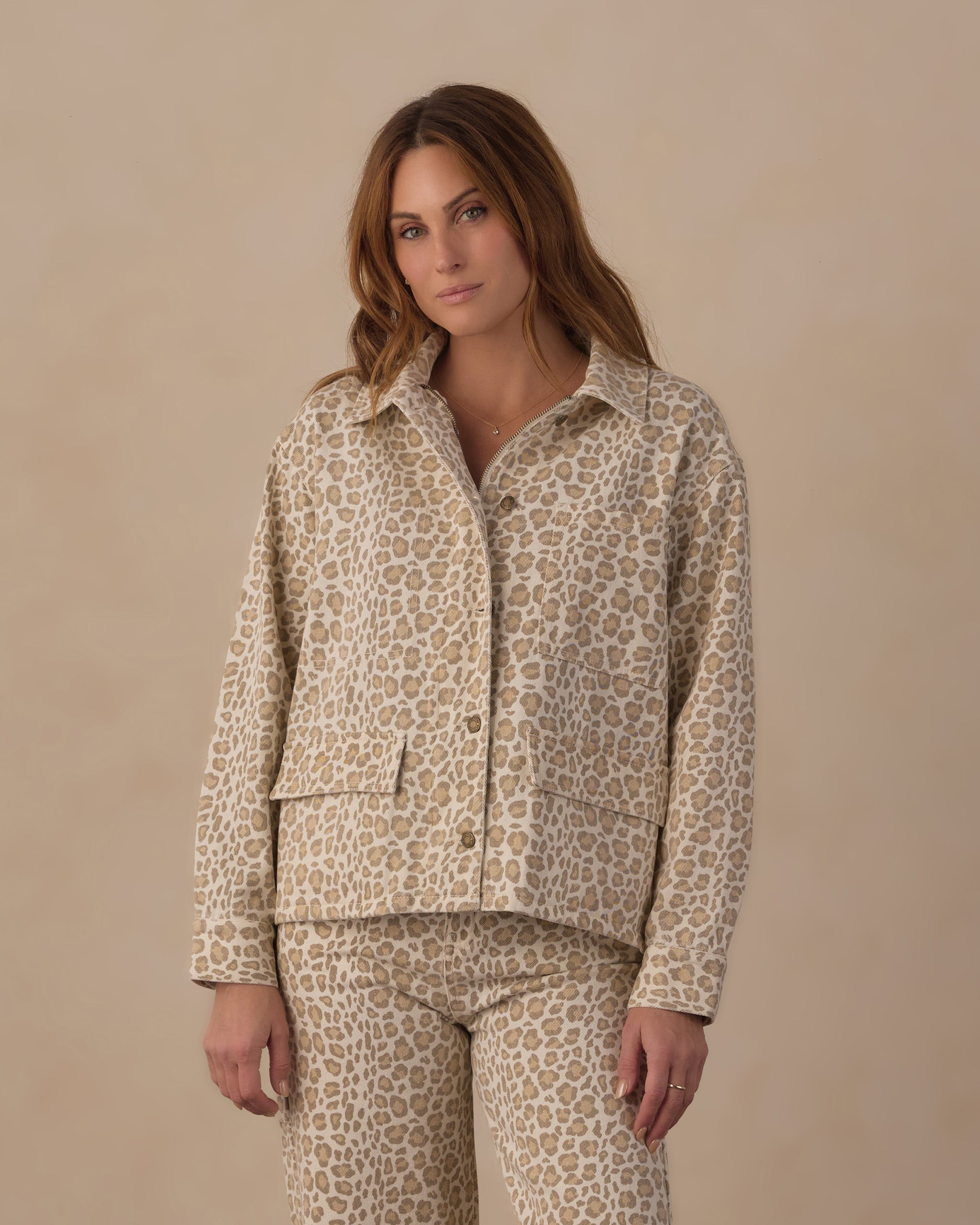 Women's Claire Jacket Leopard - Rylee + Cru | Kids Clothes | Trendy Baby Clothes | Modern Infant Outfits |