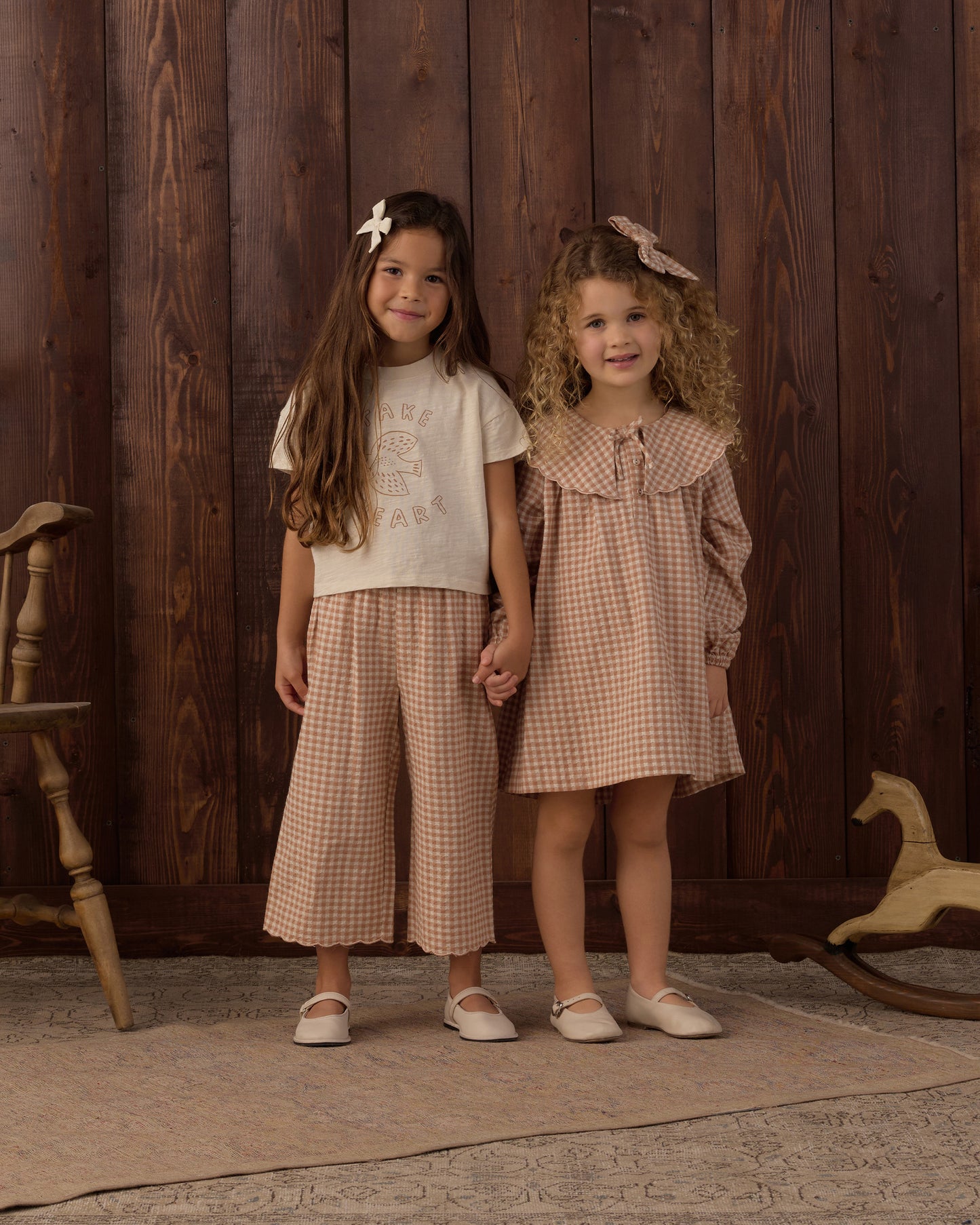 Bows, Set Of 2 Natural - Rylee + Cru | Kids Clothes | Trendy Baby Clothes | Modern Infant Outfits |