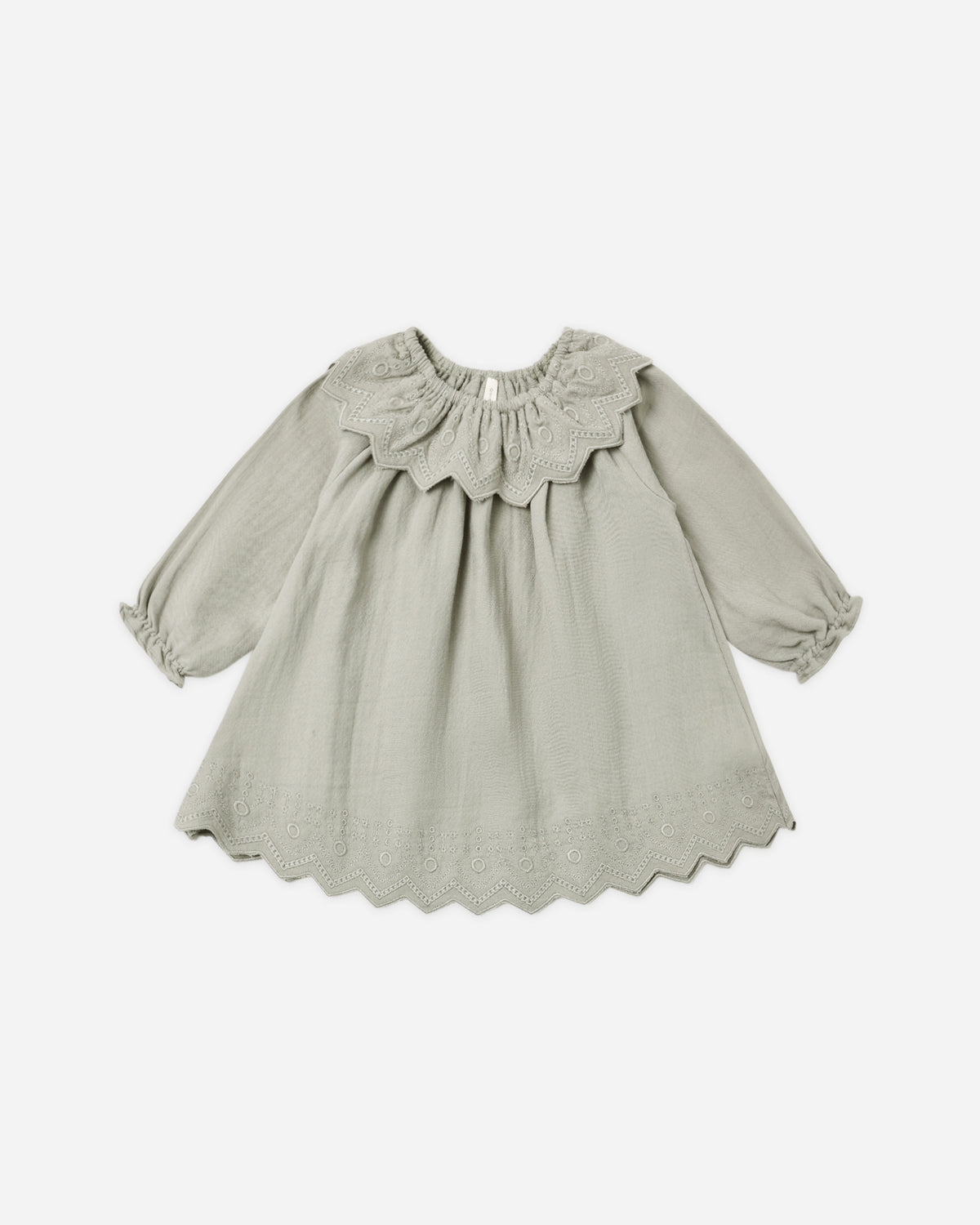 Long Sleeve Isla Dress Laurel - Rylee + Cru | Kids Clothes | Trendy Baby Clothes | Modern Infant Outfits |