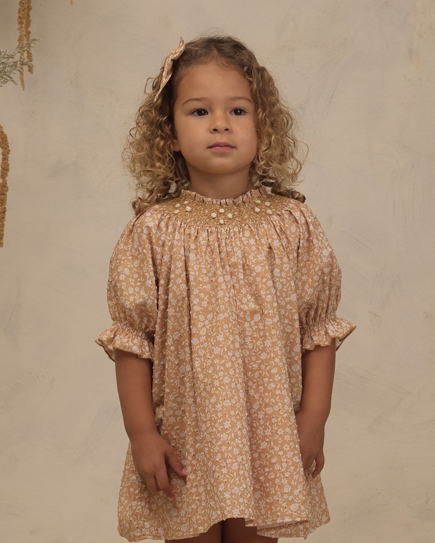 Maddie Dress Golden Meadow - Rylee + Cru | Kids Clothes | Trendy Baby Clothes | Modern Infant Outfits |