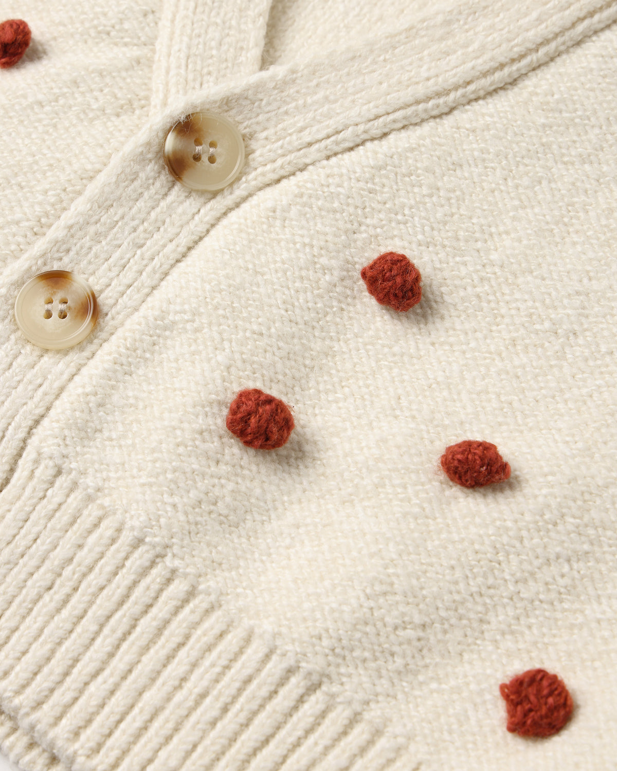 Boxy Crop Cardigan Ruby Bobble - Rylee + Cru | Kids Clothes | Trendy Baby Clothes | Modern Infant Outfits |