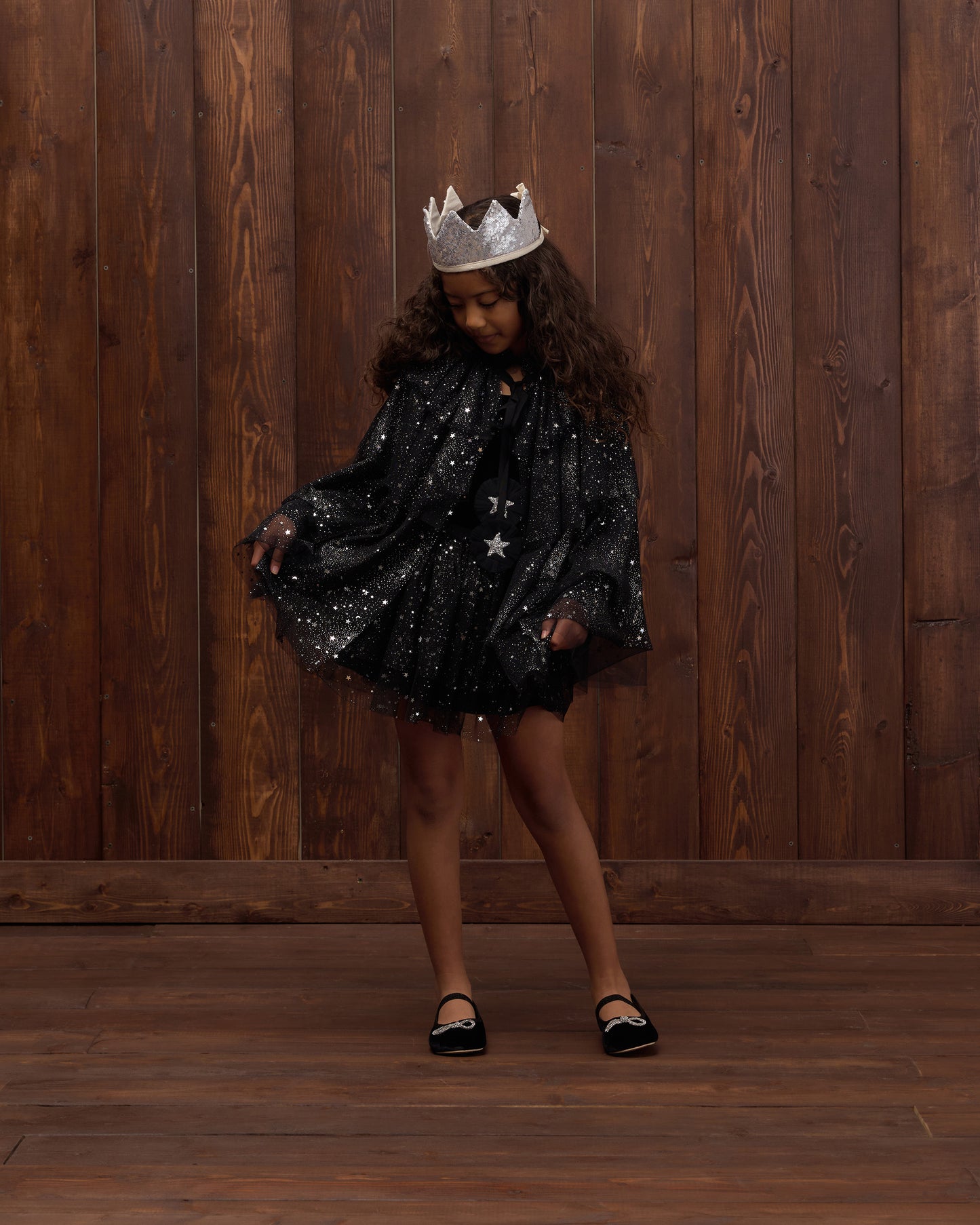 Crown + Wand Silver Sequin - Rylee + Cru | Kids Clothes | Trendy Baby Clothes | Modern Infant Outfits |