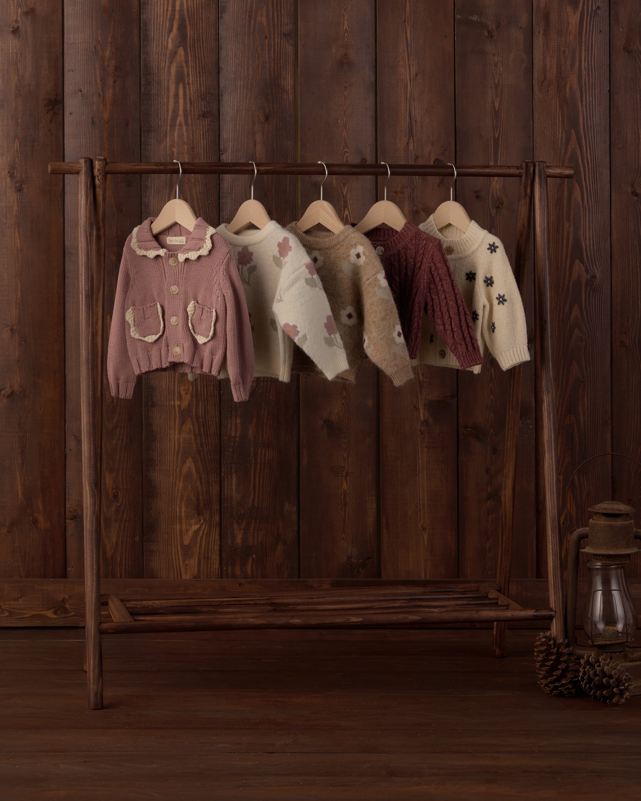 Aspen Sweater Ivory Flower - Rylee + Cru | Kids Clothes | Trendy Baby Clothes | Modern Infant Outfits |