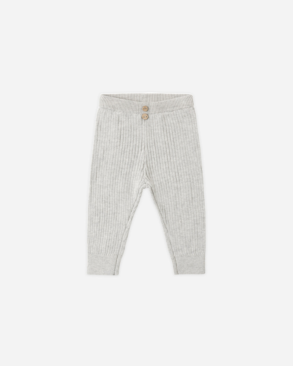 Rib Knit Legging Heathered Fog - Rylee + Cru | Kids Clothes | Trendy Baby Clothes | Modern Infant Outfits |