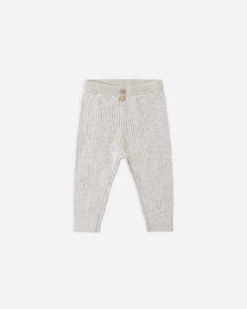 Rib Knit Legging Heathered Fog – Quincy Mae