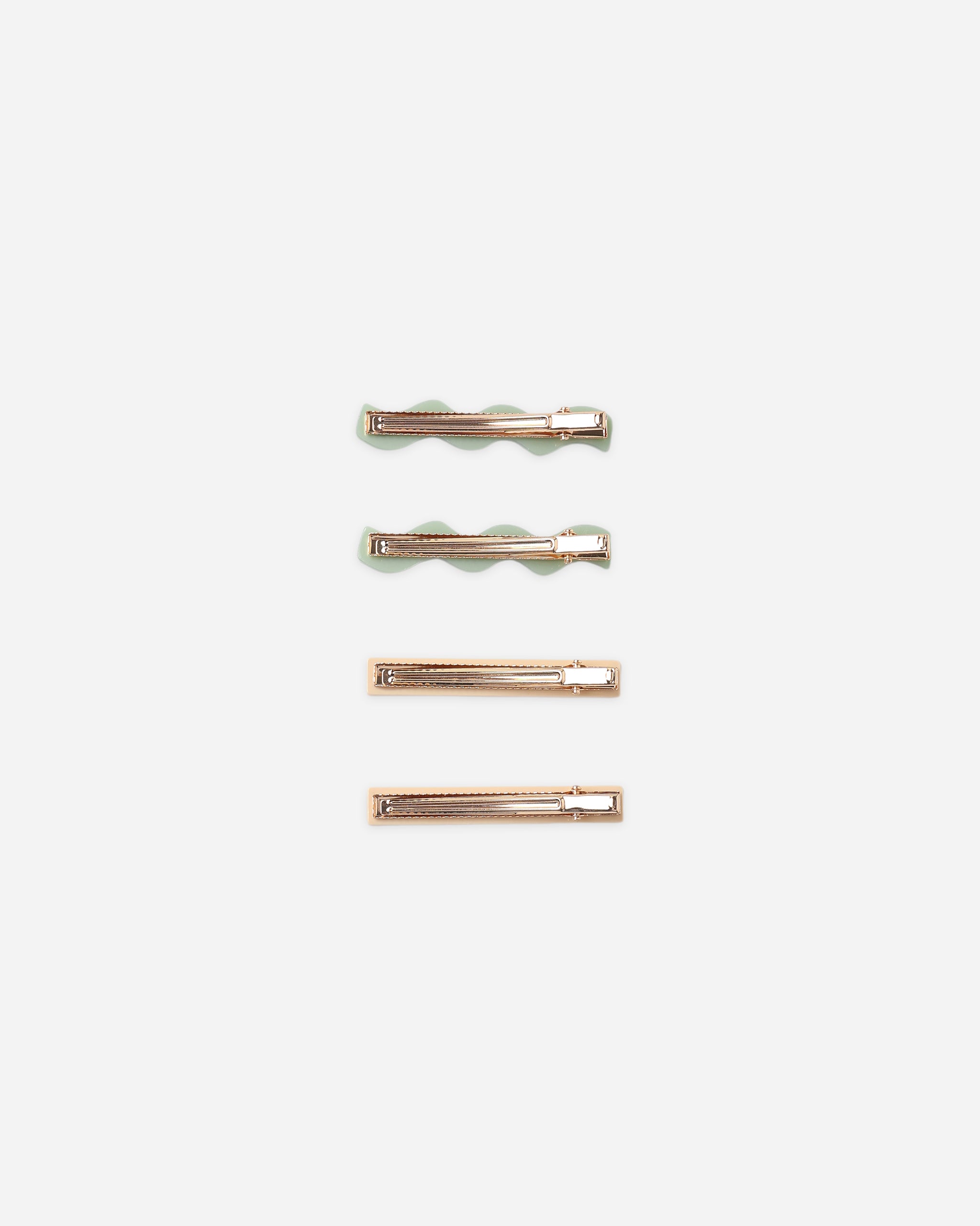 Wavy Clip Set Sage, Natural - Rylee + Cru | Kids Clothes | Trendy Baby Clothes | Modern Infant Outfits |