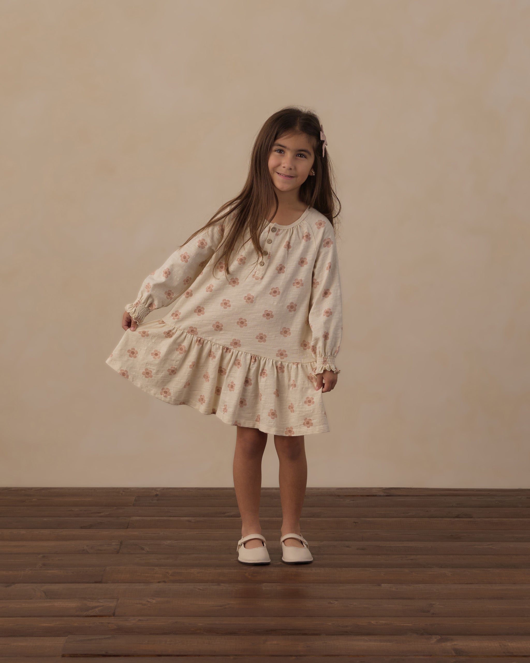 Swing Dress Pink Daisies - Rylee + Cru | Kids Clothes | Trendy Baby Clothes | Modern Infant Outfits |