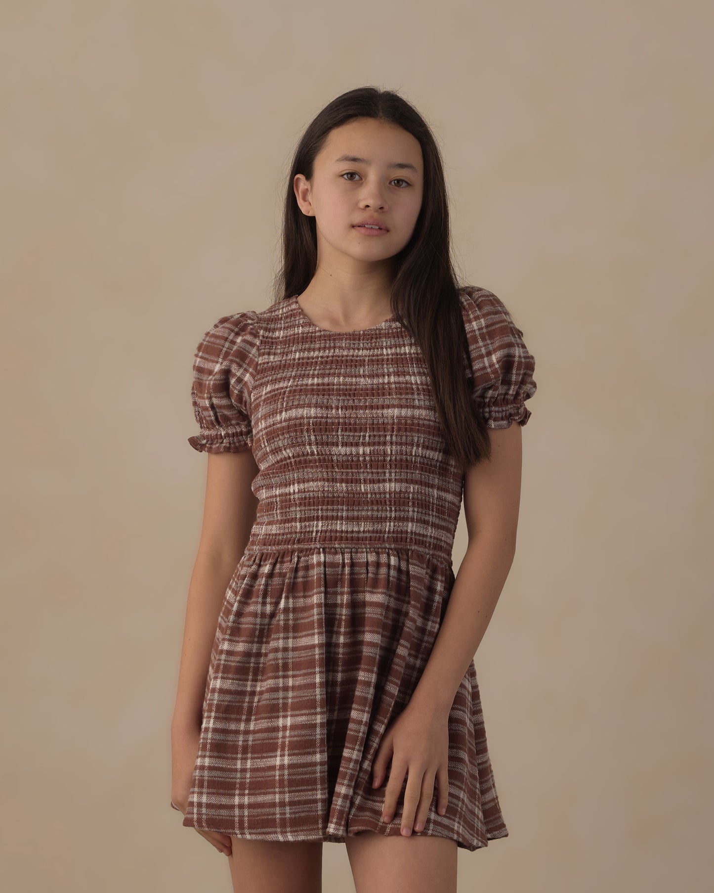 Teen Marie Dress Aspen Plaid - Rylee + Cru | Kids Clothes | Trendy Baby Clothes | Modern Infant Outfits |