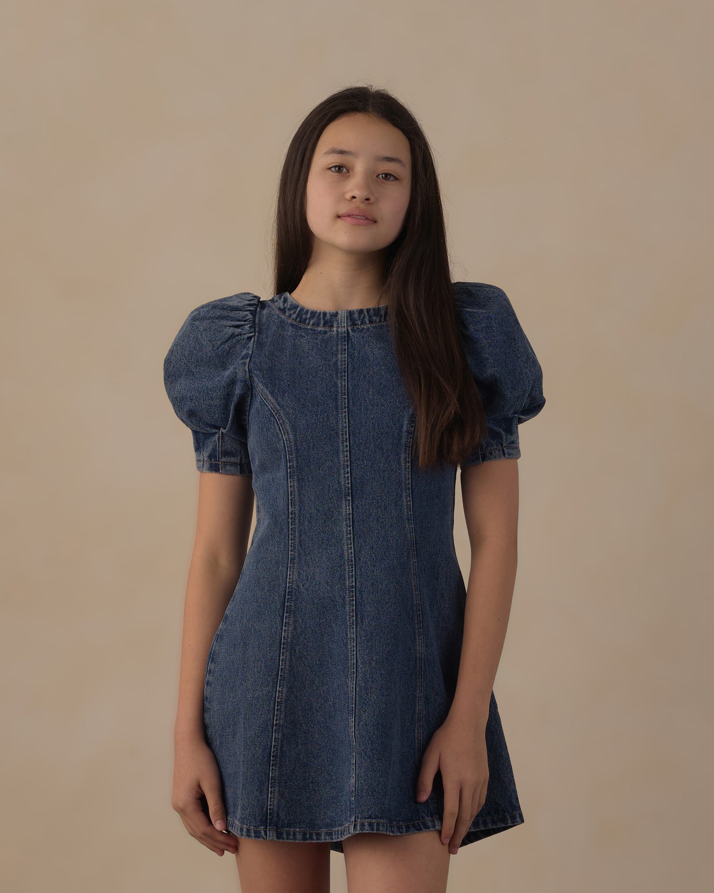 Teen Levi Mini Dress Indigo - Rylee + Cru | Kids Clothes | Trendy Baby Clothes | Modern Infant Outfits |