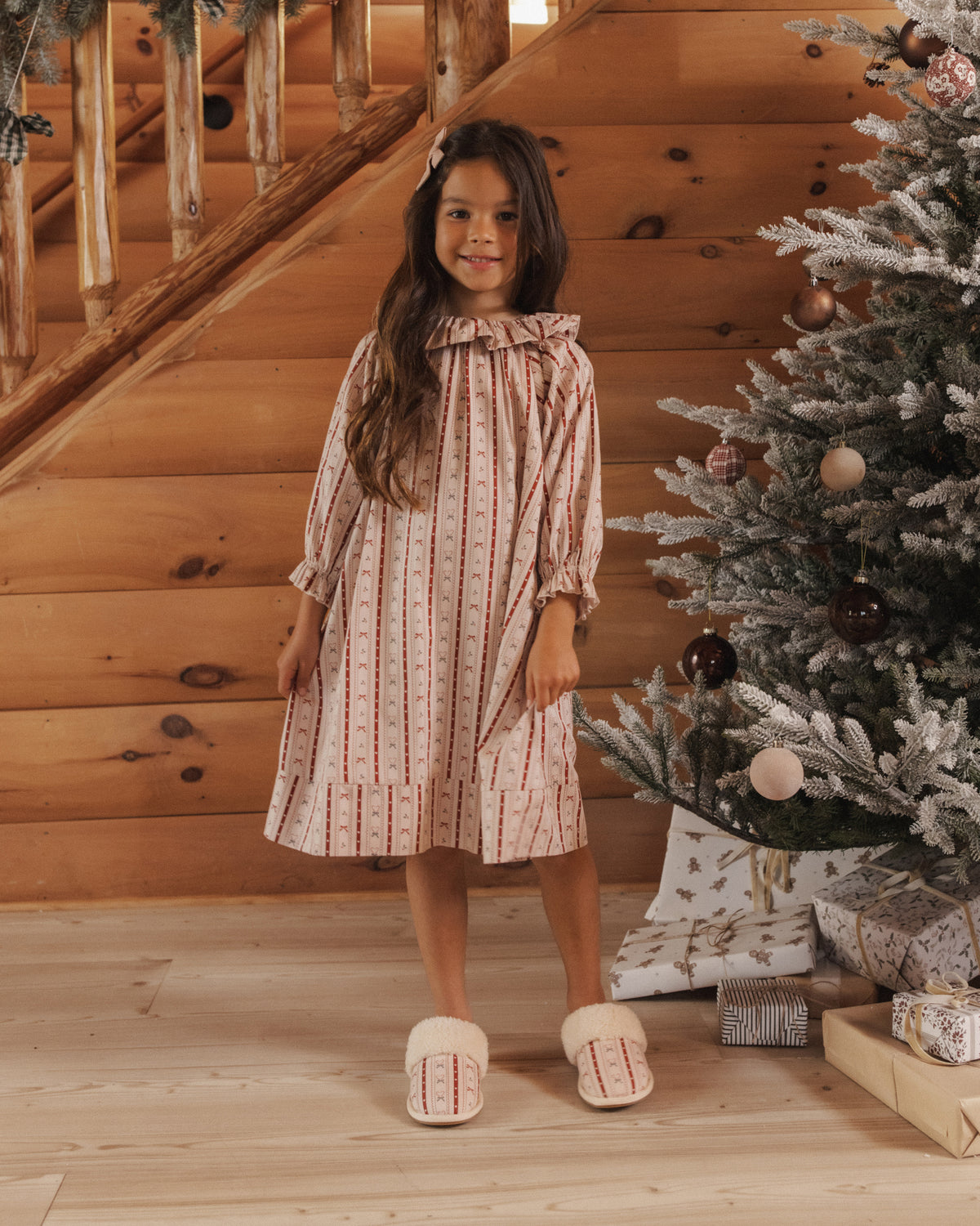 Slippers Candy Cane Lane - Rylee + Cru | Kids Clothes | Trendy Baby Clothes | Modern Infant Outfits |