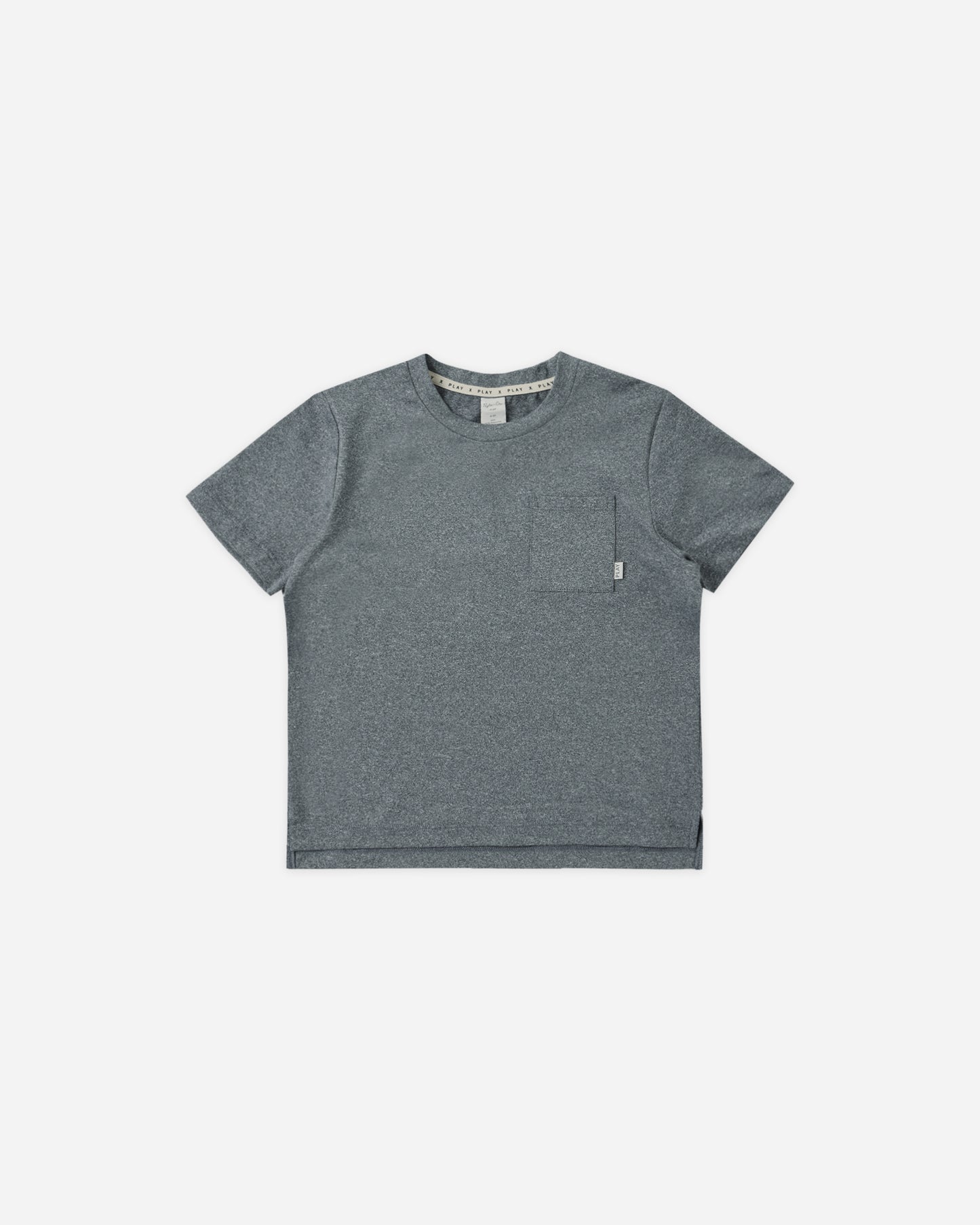 Cove Essential Pocket Tee Heathered Midnight - Rylee + Cru | Kids Clothes | Trendy Baby Clothes | Modern Infant Outfits |