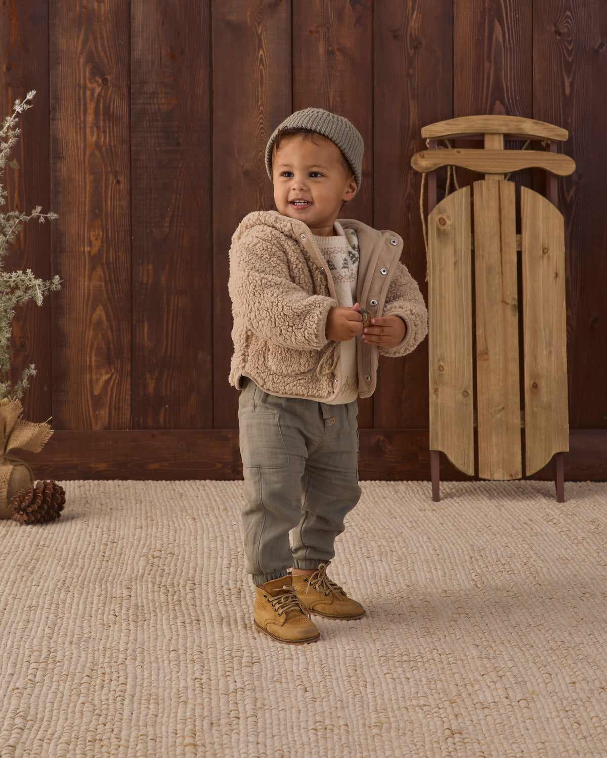 Winter Jacket Latte - Rylee + Cru | Kids Clothes | Trendy Baby Clothes | Modern Infant Outfits |