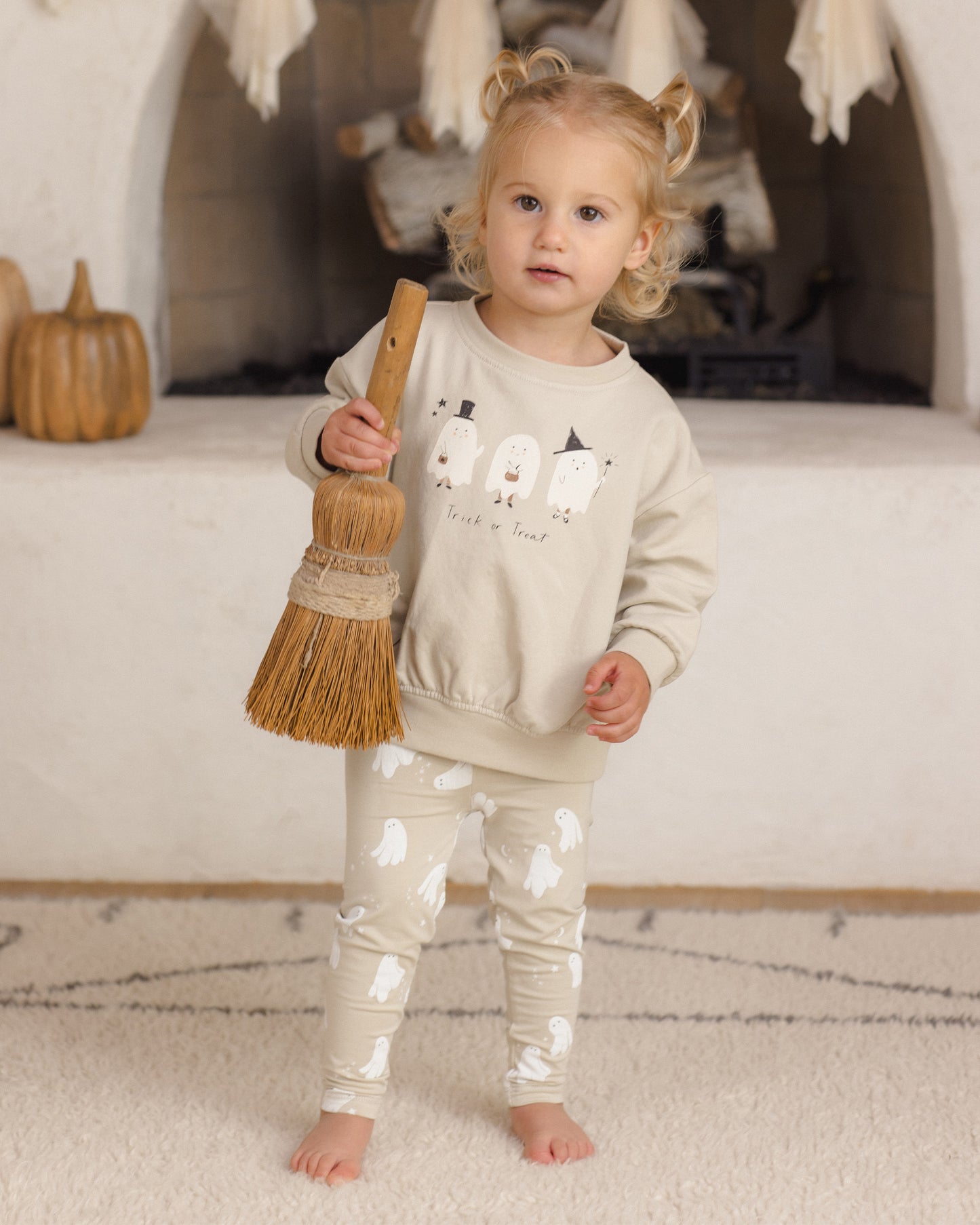 Relaxed Fleece Sweatshirt Trick Or Treat - Rylee + Cru | Kids Clothes | Trendy Baby Clothes | Modern Infant Outfits |